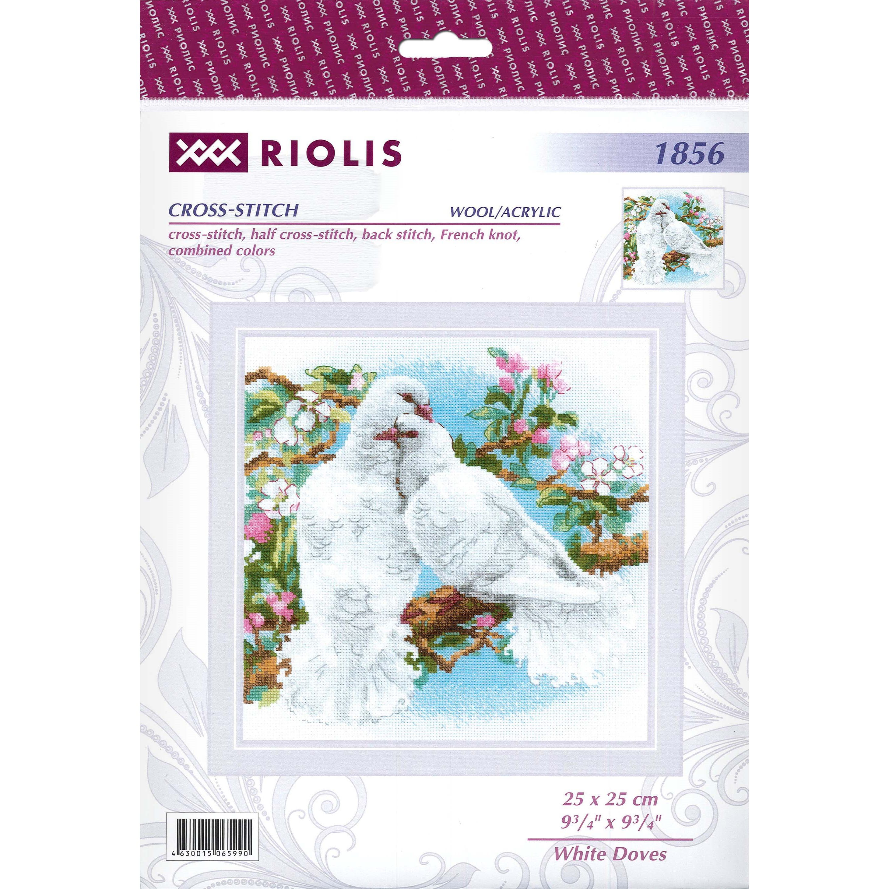 RIOLIS White Doves Cross Stitch Kit