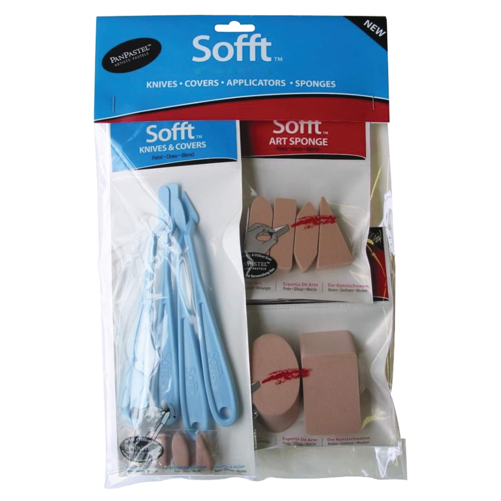 Colorfin Sofft&#x2122; Tools &#x26; Sponges Combination Set 