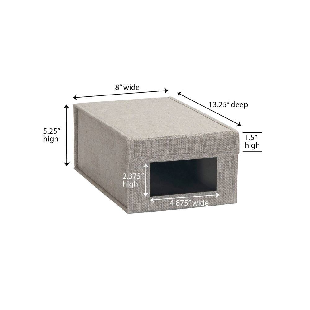 Household Essentials Drop Front Shoe Box, 2ct.