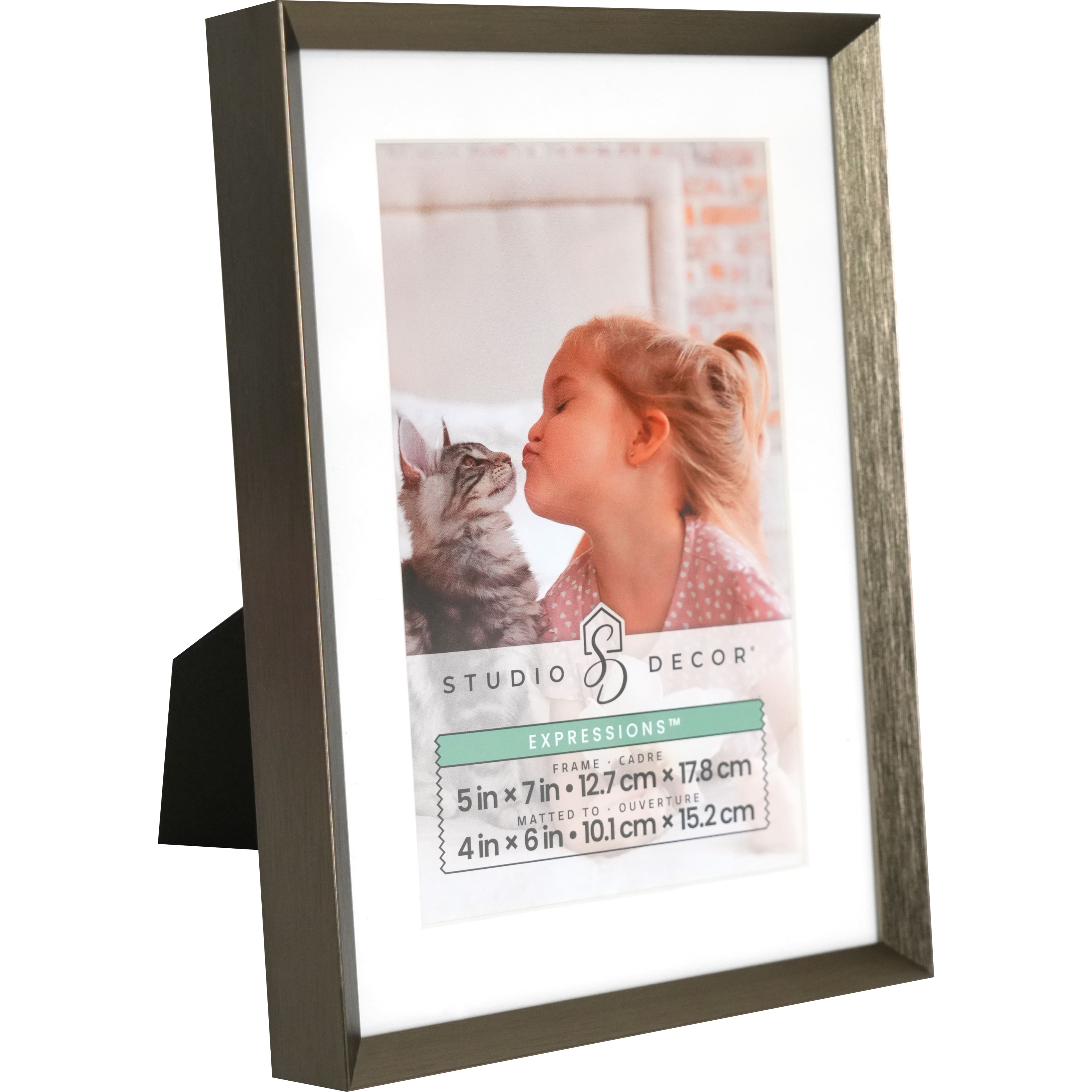 Expressions&#x2122; Aluminum Frame with Mat by Studio D&#xE9;cor&#xAE;
