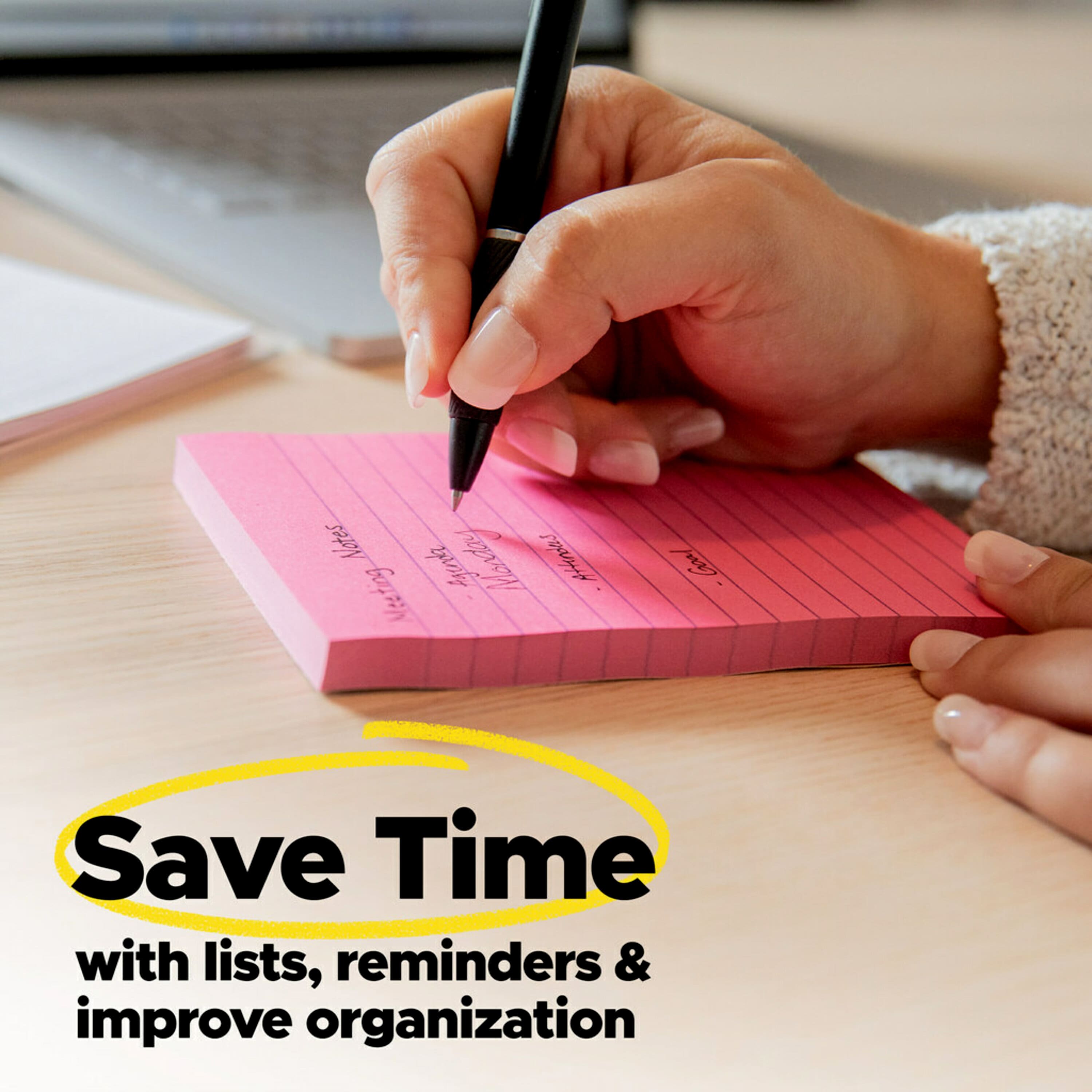 Post-It&#xAE; Energy Boost Collection Super Sticky Notes