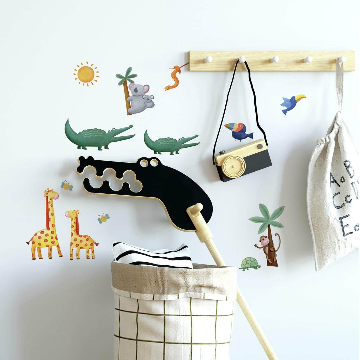 RoomMates Jungle Adventure Peel &#x26; Stick Wall Decals