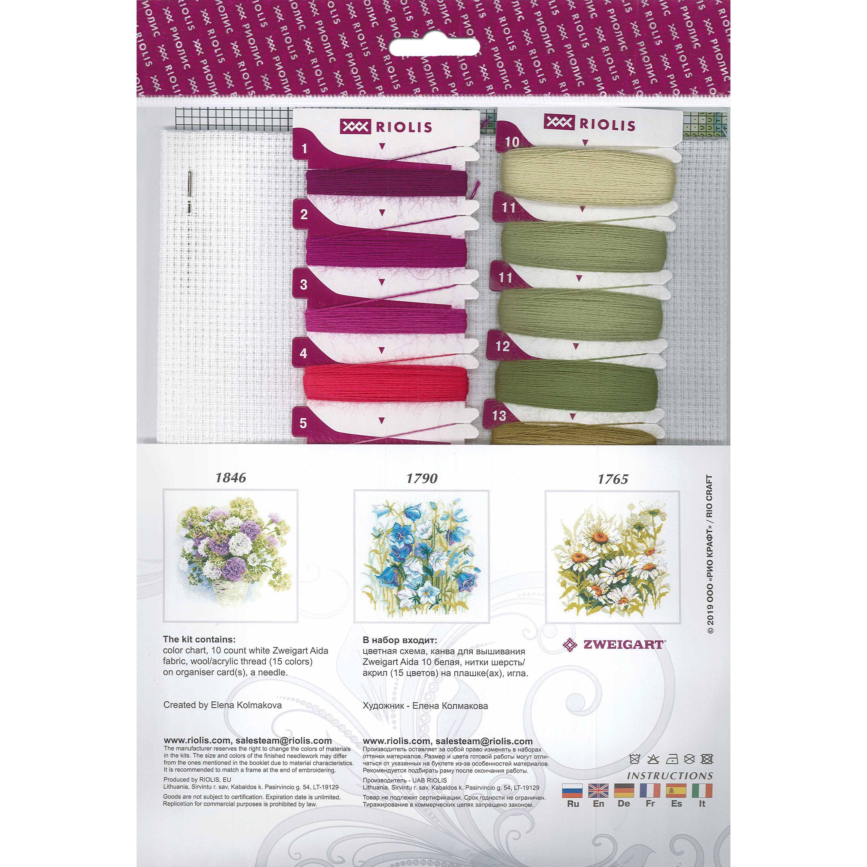 RIOLIS Thistle Cross Stitch Kit