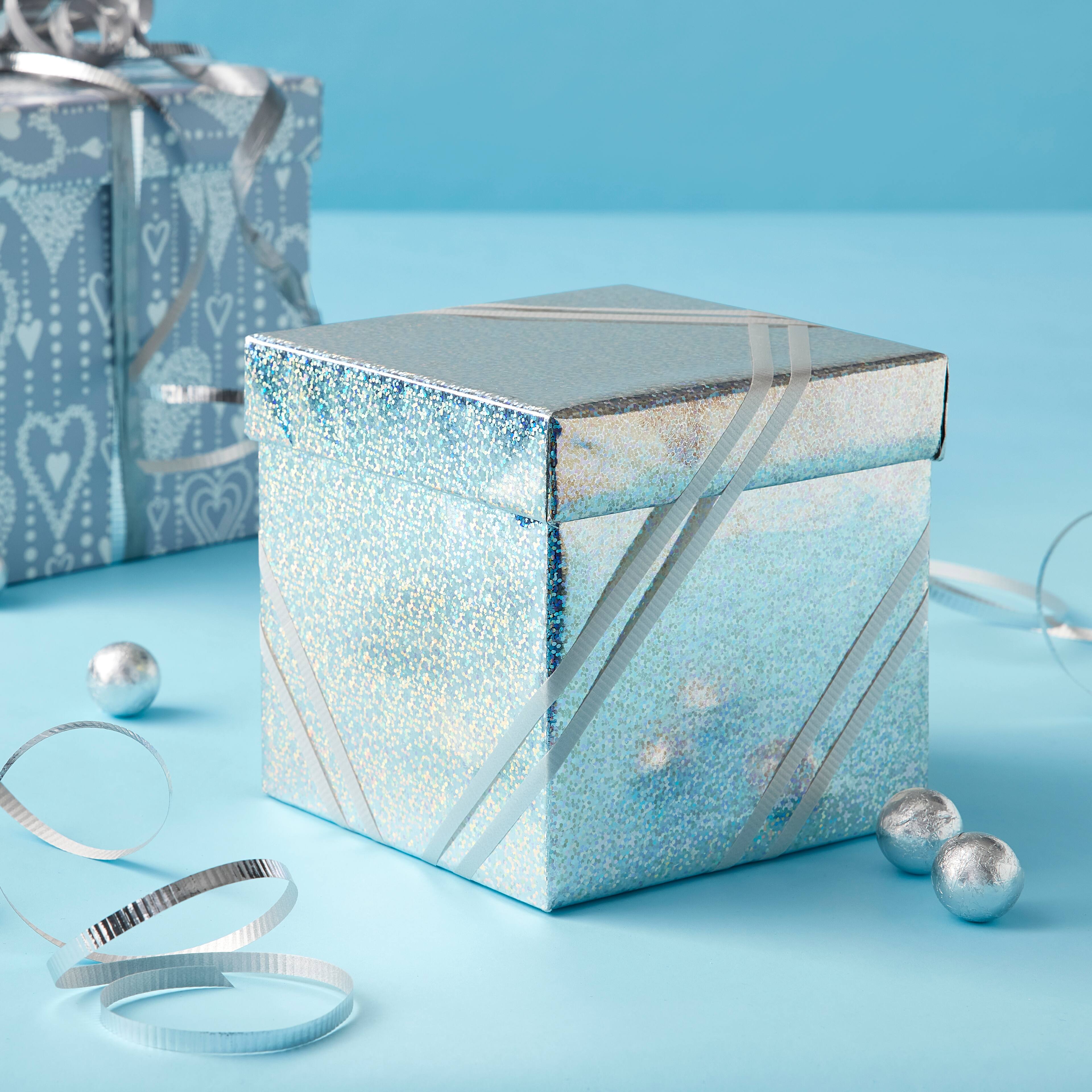 12 Pack: Silver Holographic Gift Wrap by Celebrate It™