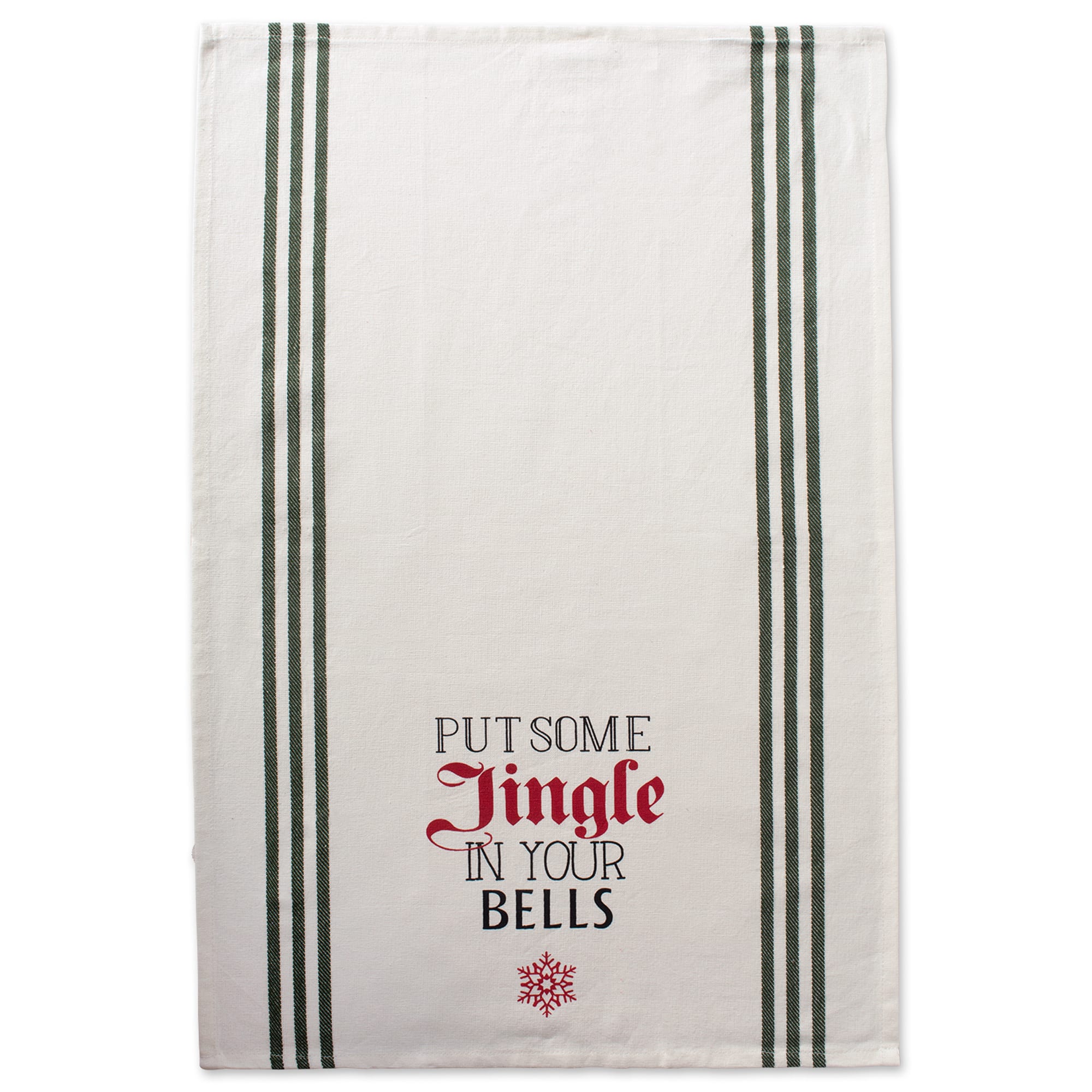 DII® Assorted Stag Christmas Print Dishtowel Set