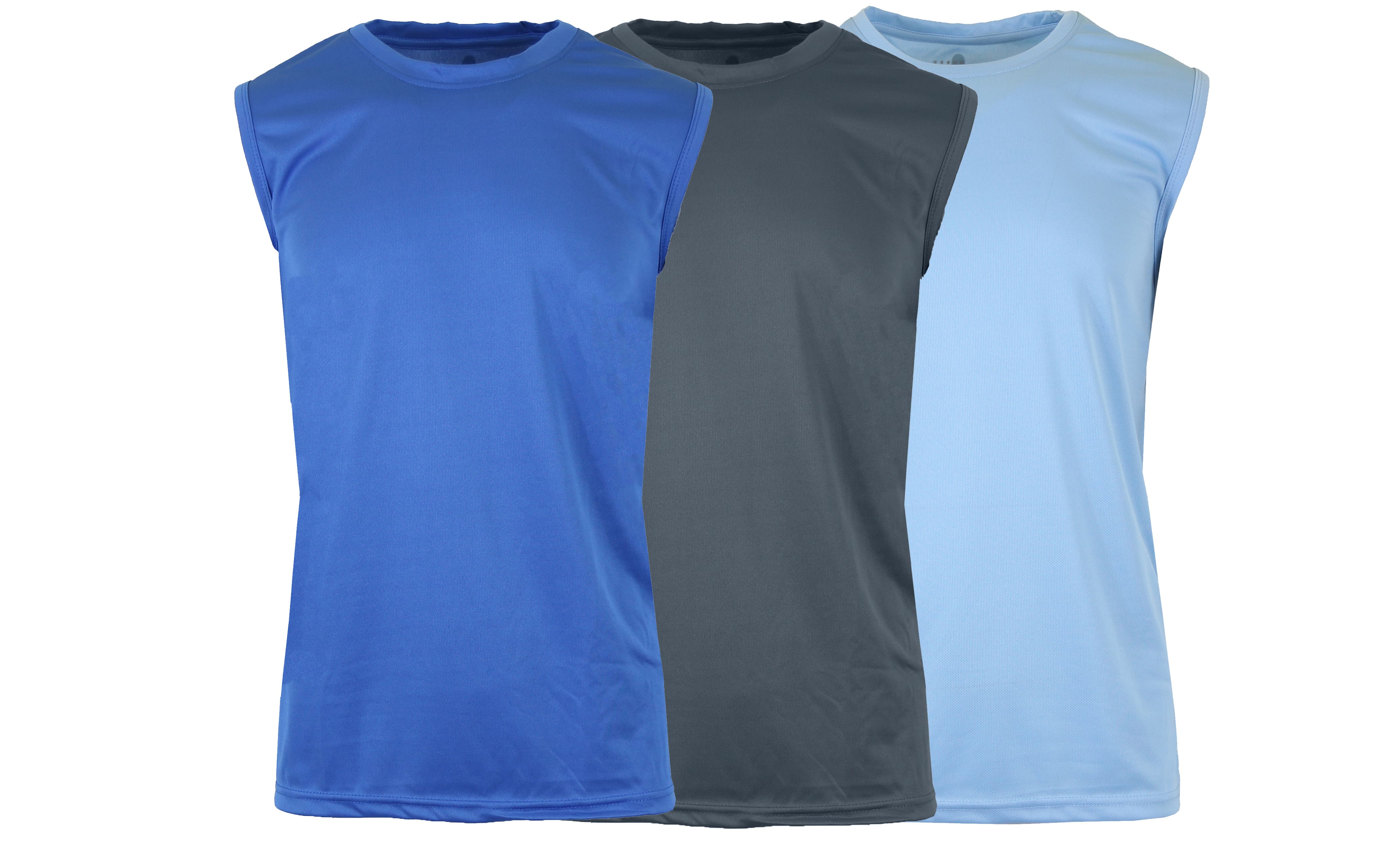 Galaxy by Harvic Performance Men&#x27;s Muscle T-Shirt 3 Pack