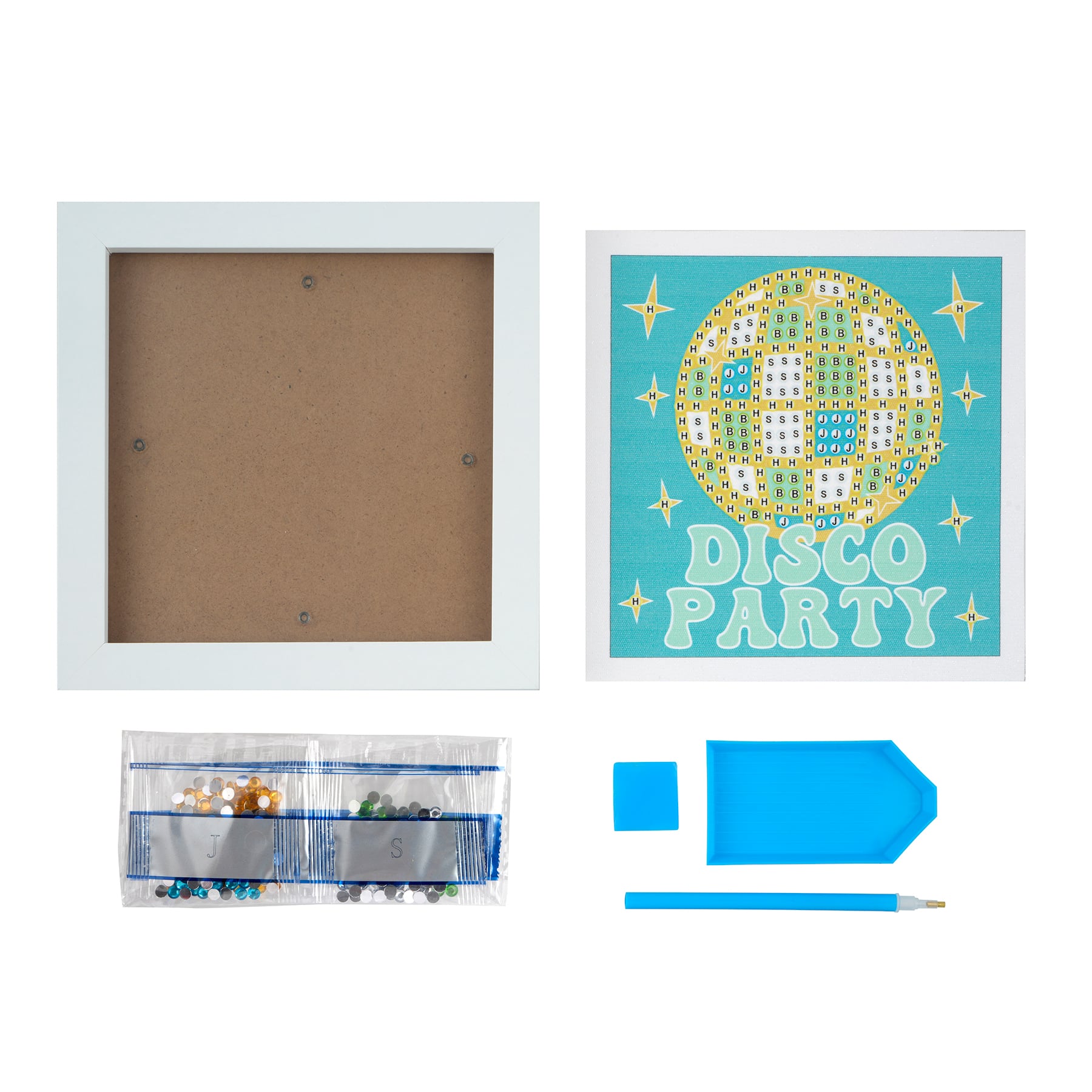 Summer Disco Party Diamond Art Canvas Kit by Creatology&#x2122;