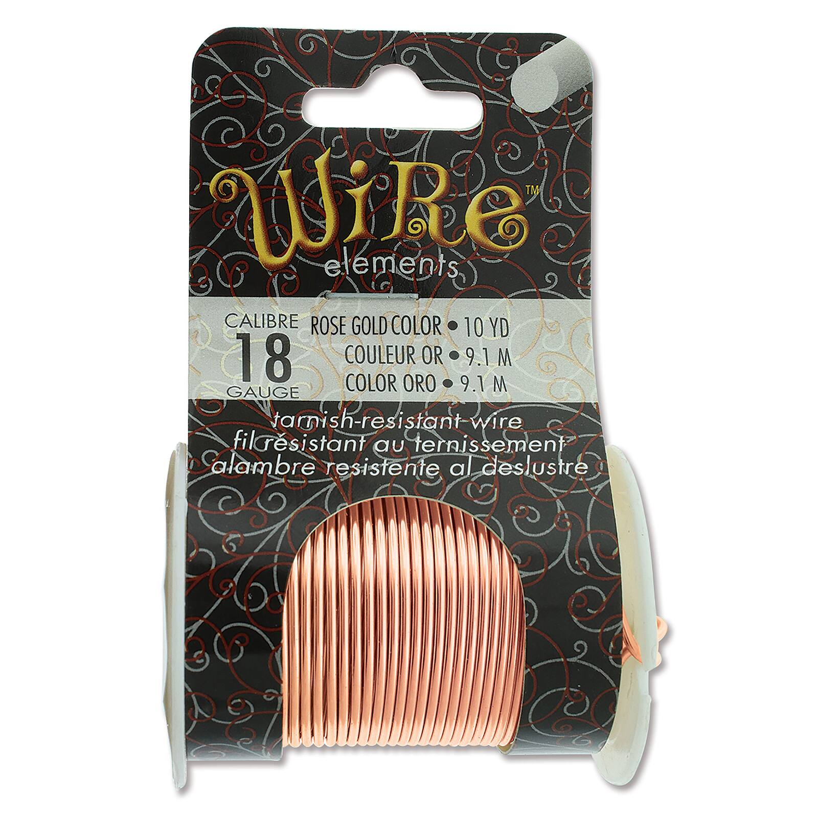 The Beadsmith® Wire™ Elements 18 Gauge Tarnish-Resistant Wire
