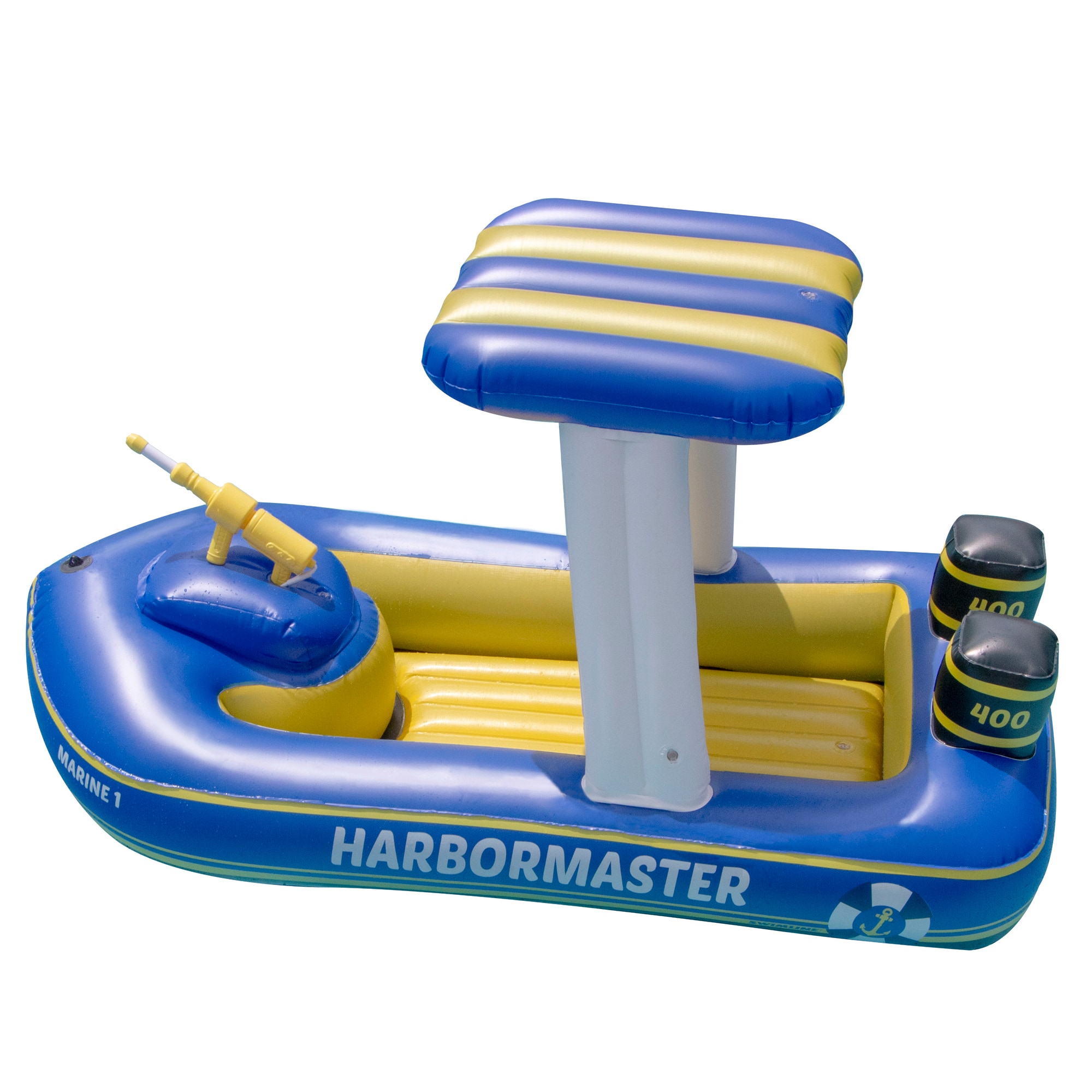 Swimline 67" Harbor Master Patrol Boat with Pump Squirt Toy Pool Float