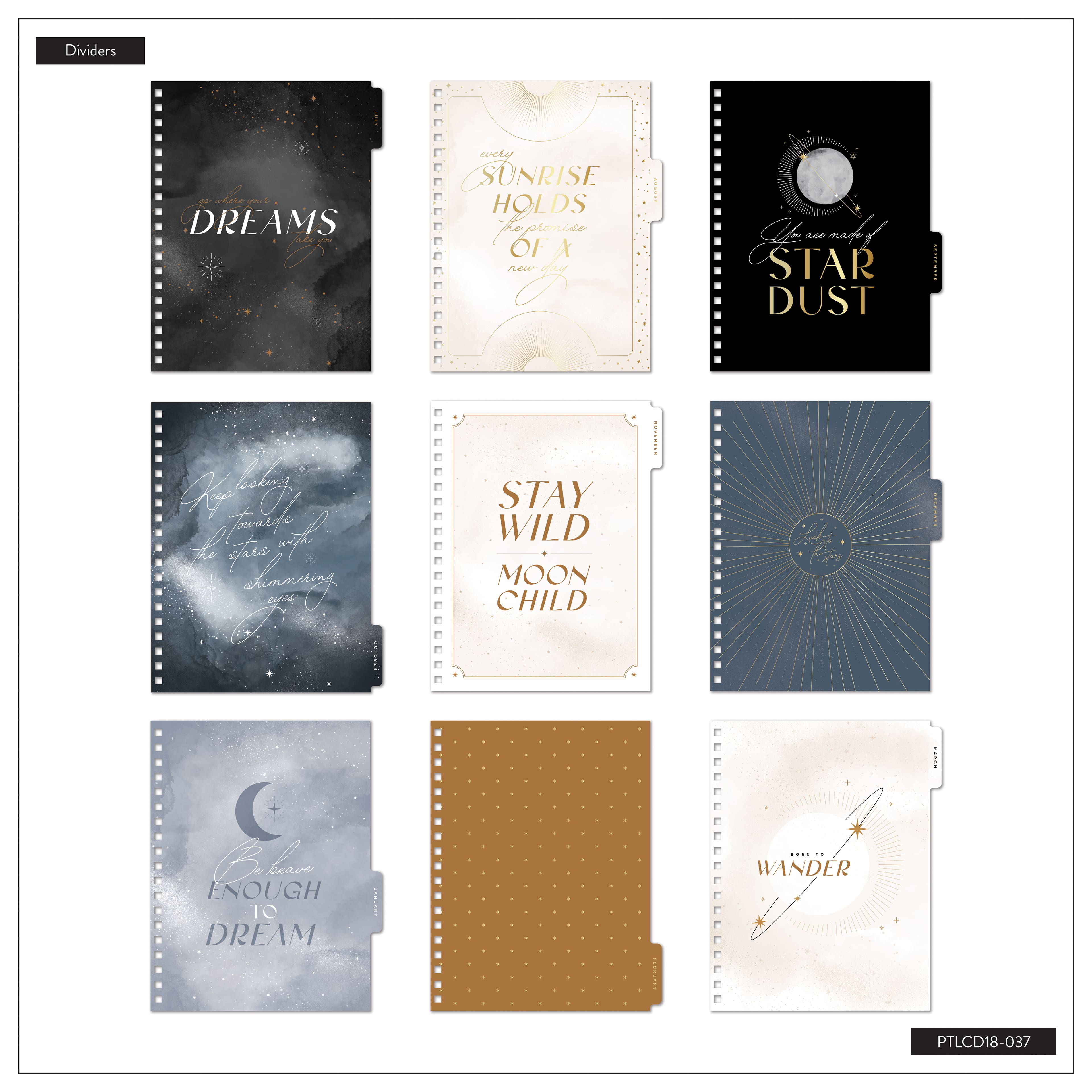 The Classic Happy Planner&#xAE; Twin Loop Sophisticated Stargazer