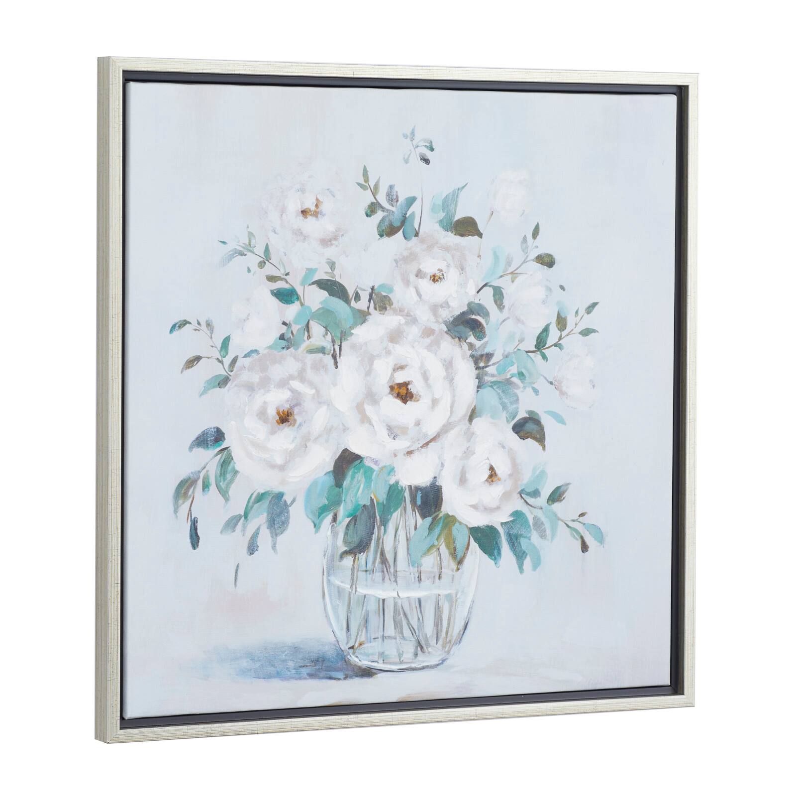 Multi Polystone French Country Framed Wall Art, 24&#x22; x 24&#x22; x 2&#x22;