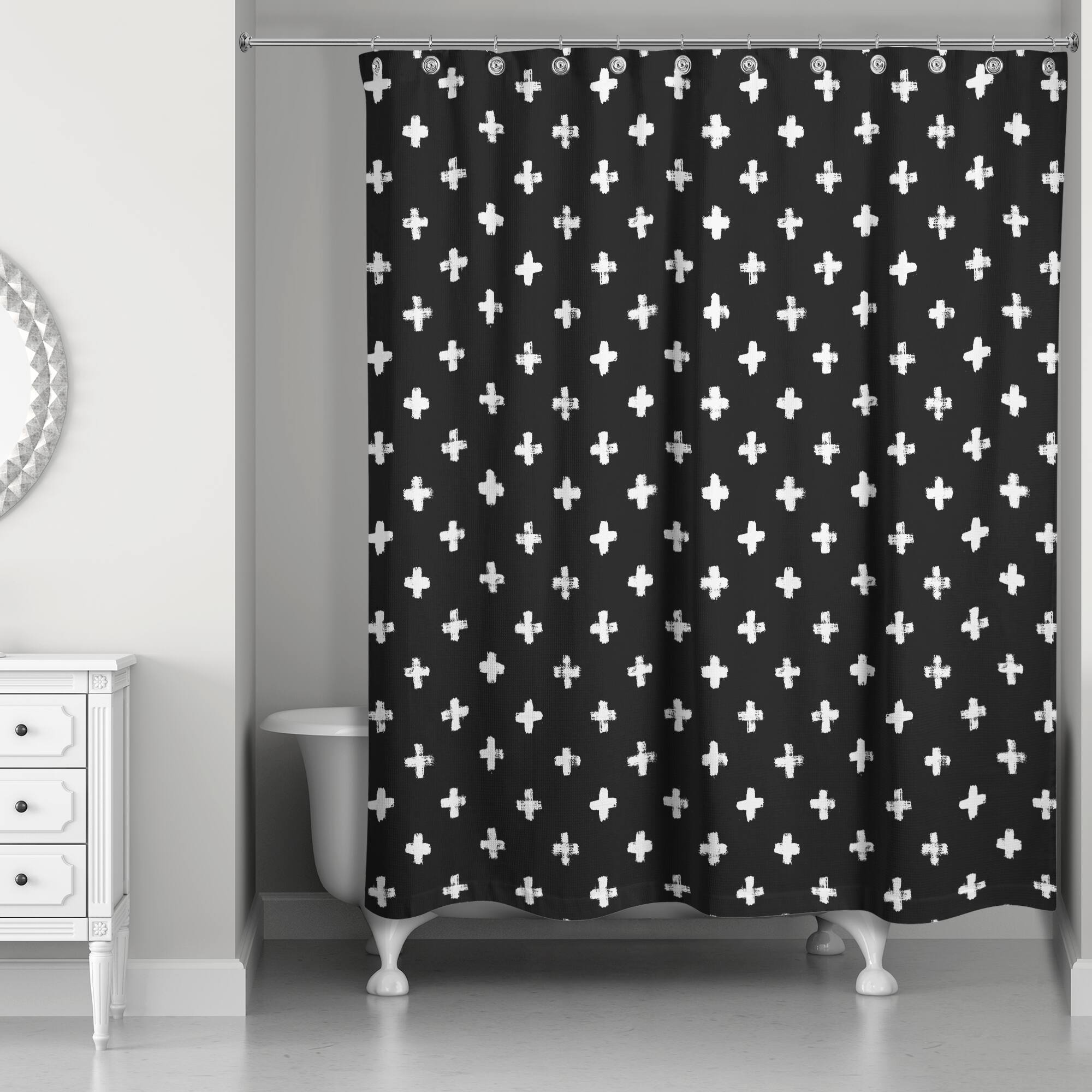 Crosses Shower Curtain