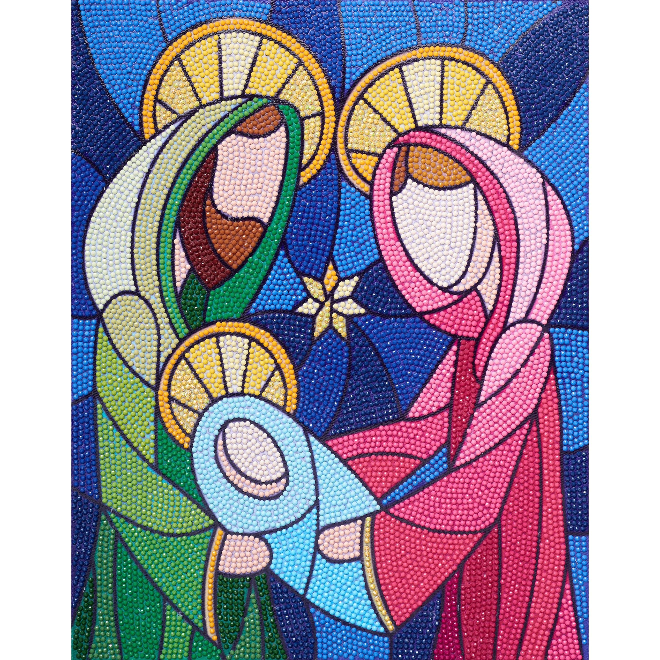 Diamond Art&#xAE; Stain Nativity Intermediate Kit