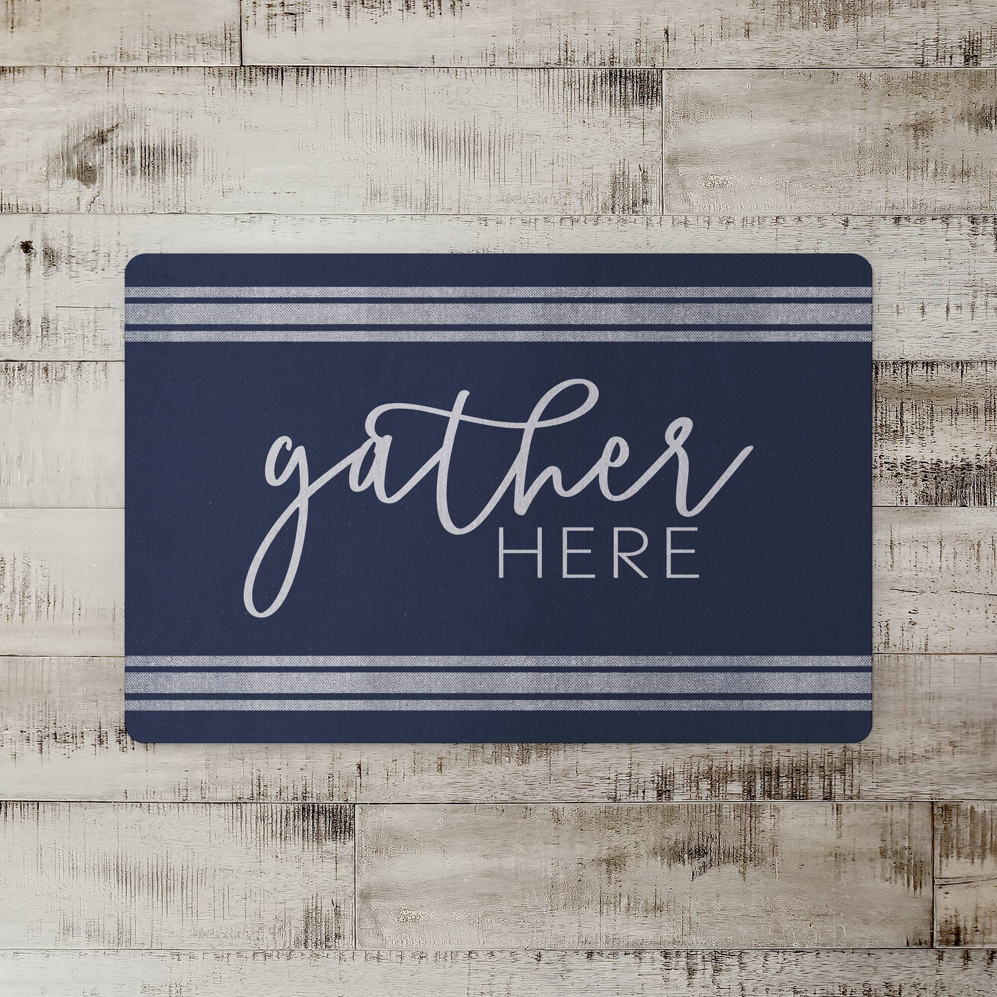 Gather Here 27" x 18" Floor Mat