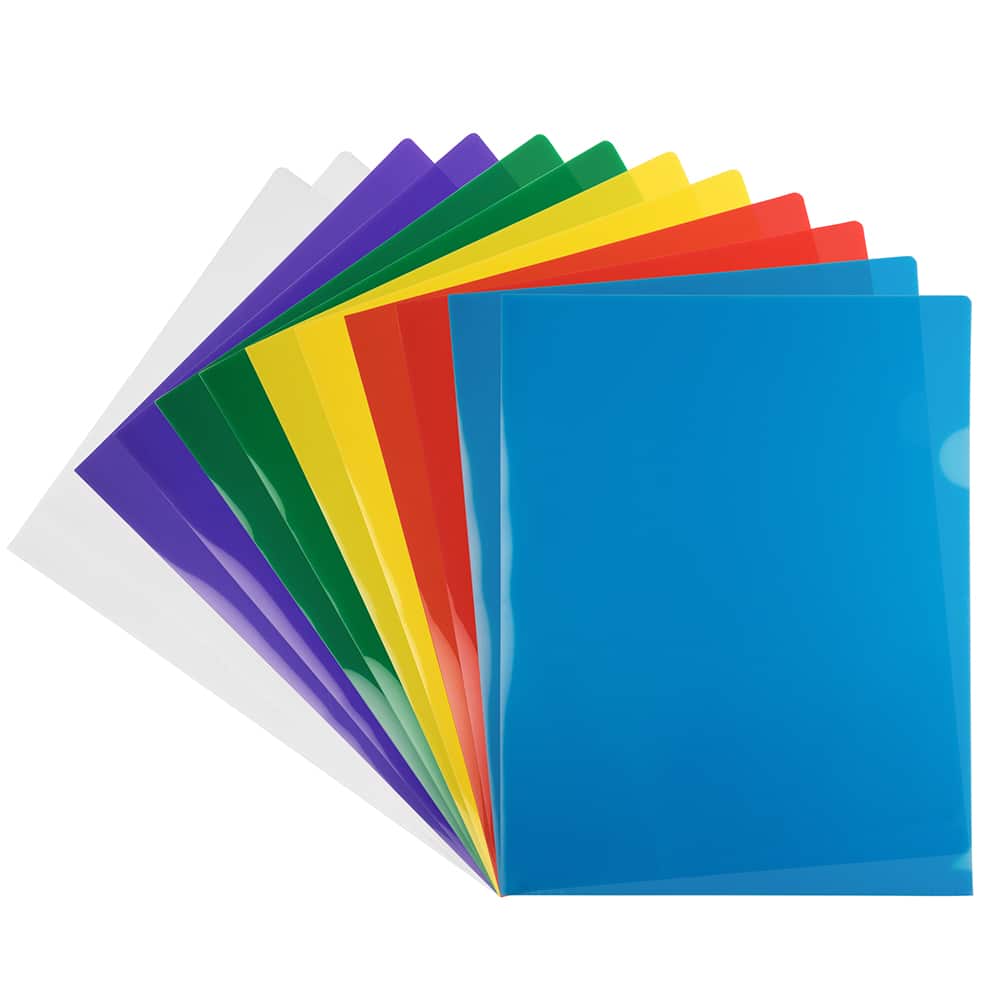 JAM Paper 9" x 11.5" Plastic Sleeve Page Protectors, 12ct.