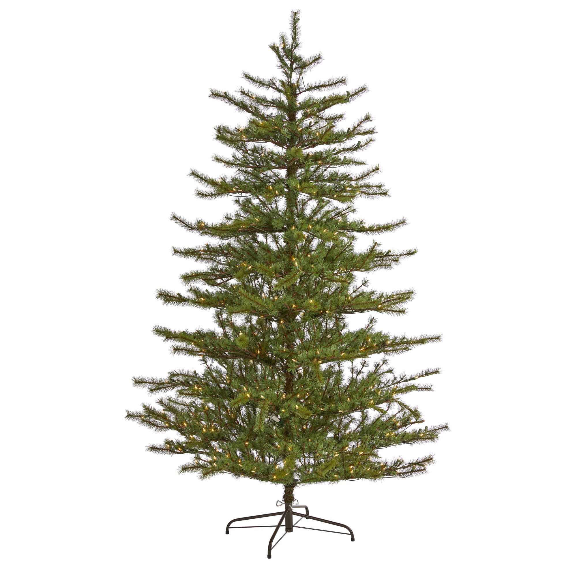 7ft. Pre-Lit Vancouver Mountain Pine Artificial Christmas Tree with Clear Lights