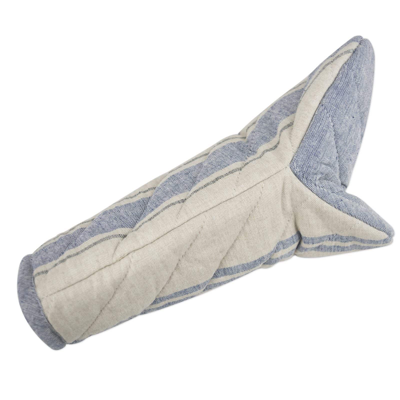 DII® Nautical Blue French Stripe Oven Mitt Set, 2ct.