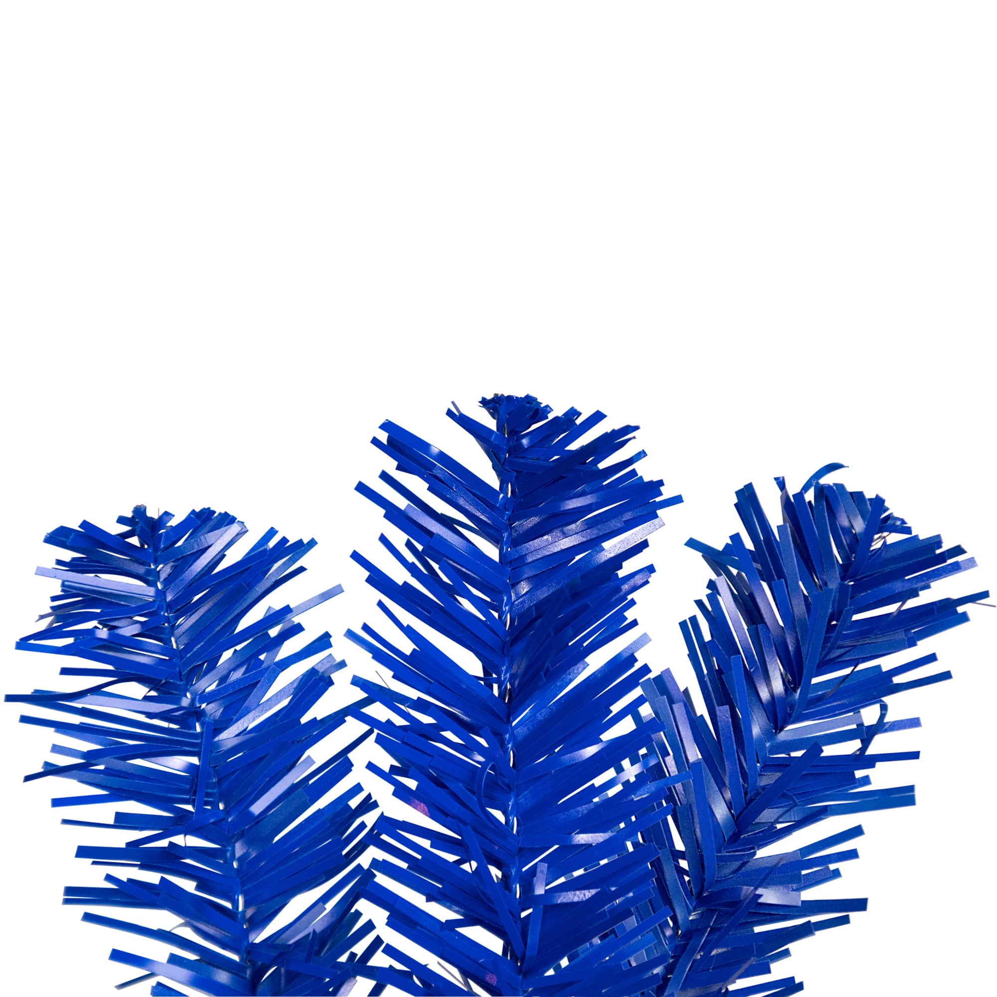 4ft. Pre-Lit Medium Royal Blue Pine Artificial Christmas Tree, Clear Lights