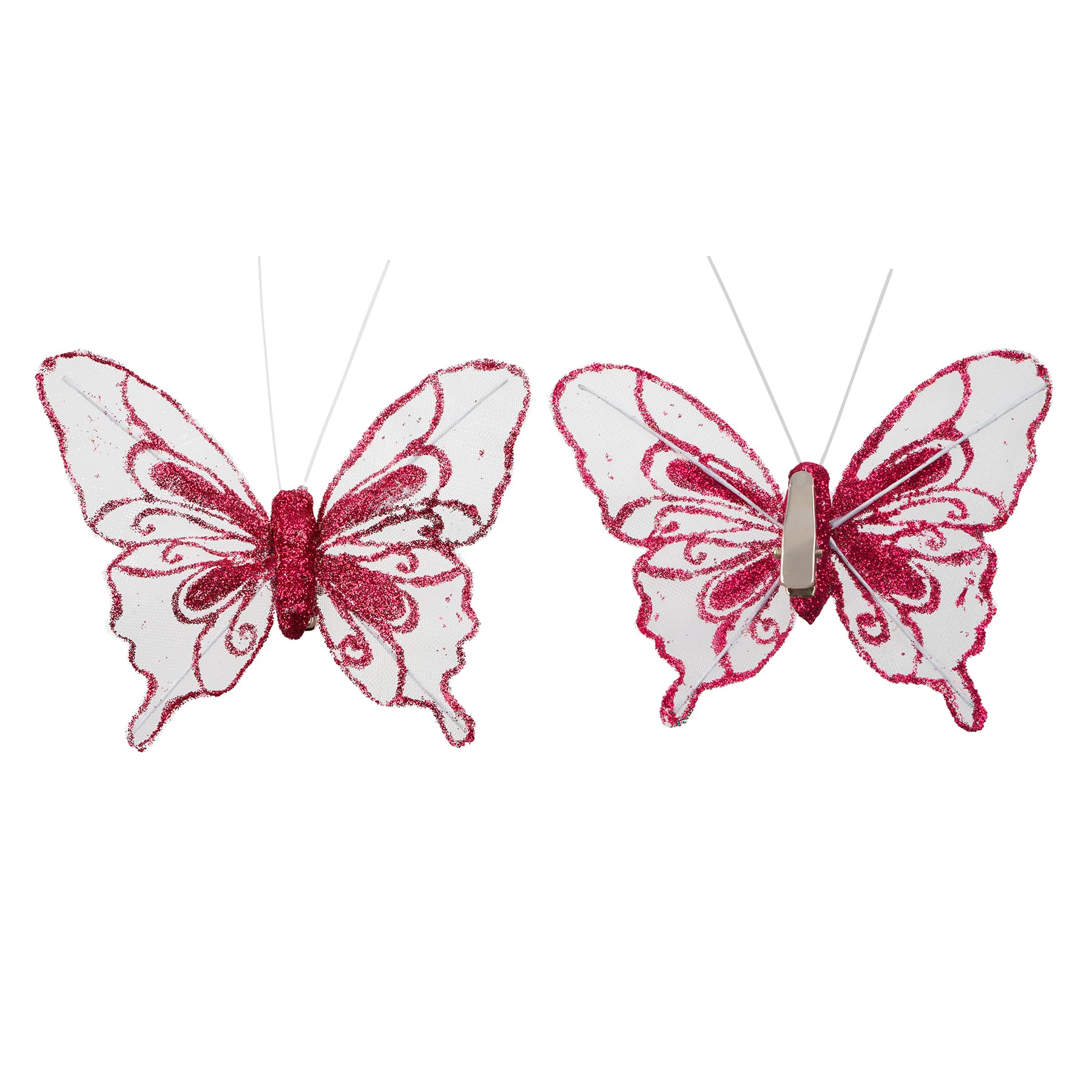 Glitter Butterfly Embellishments, 3ct. by Ashland&#xAE;