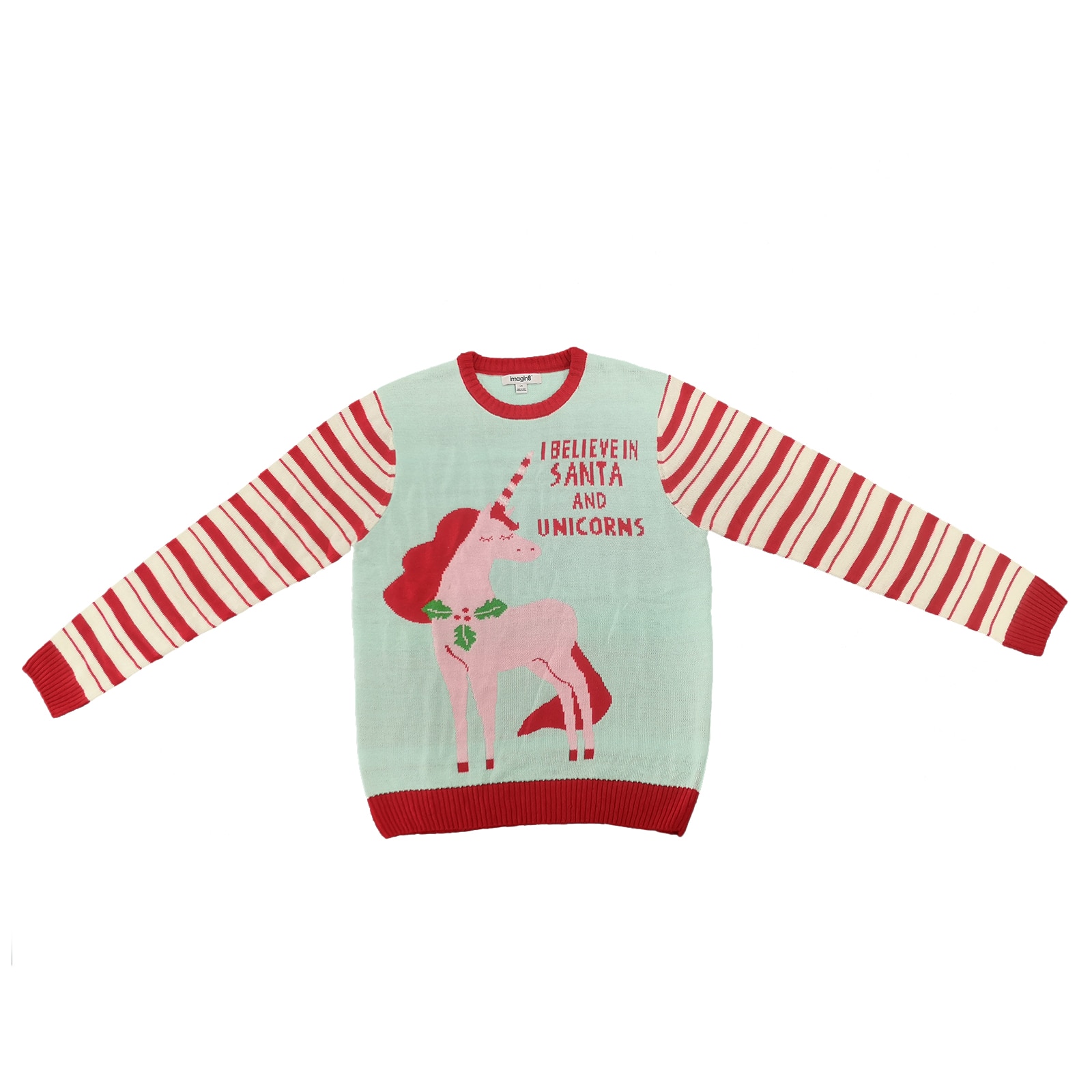 santa on unicorn sweater