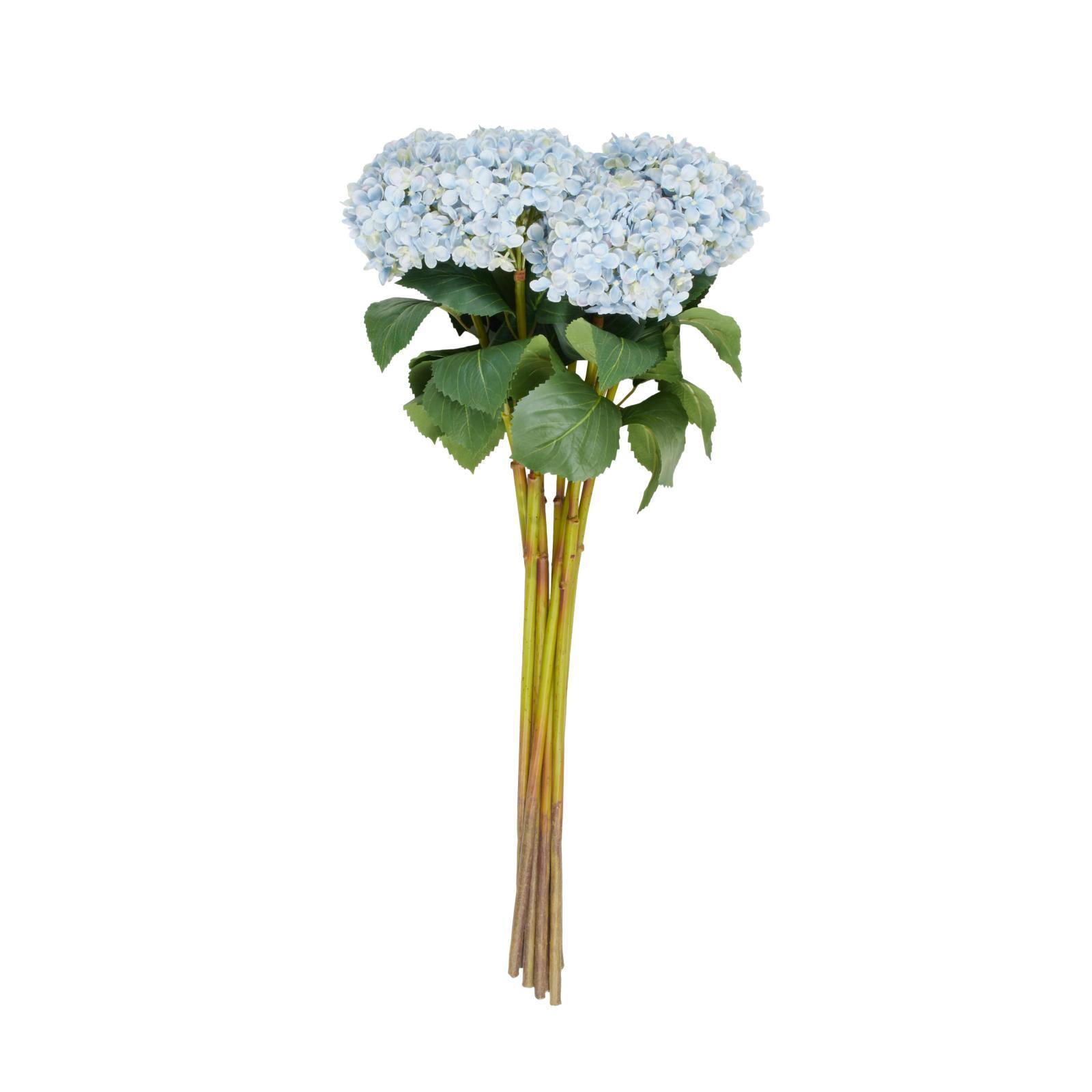 33" Blue Hydrangea Artificial Flower Stem, 8ct.