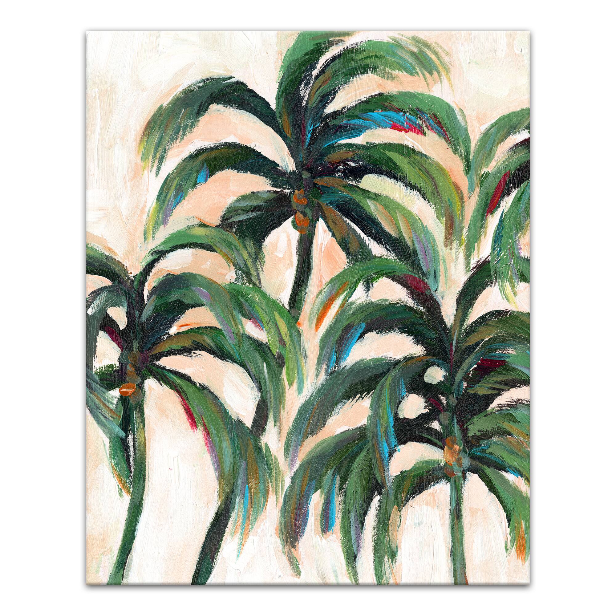 Coconut Trees 16" x 20" Canvas Wall Art