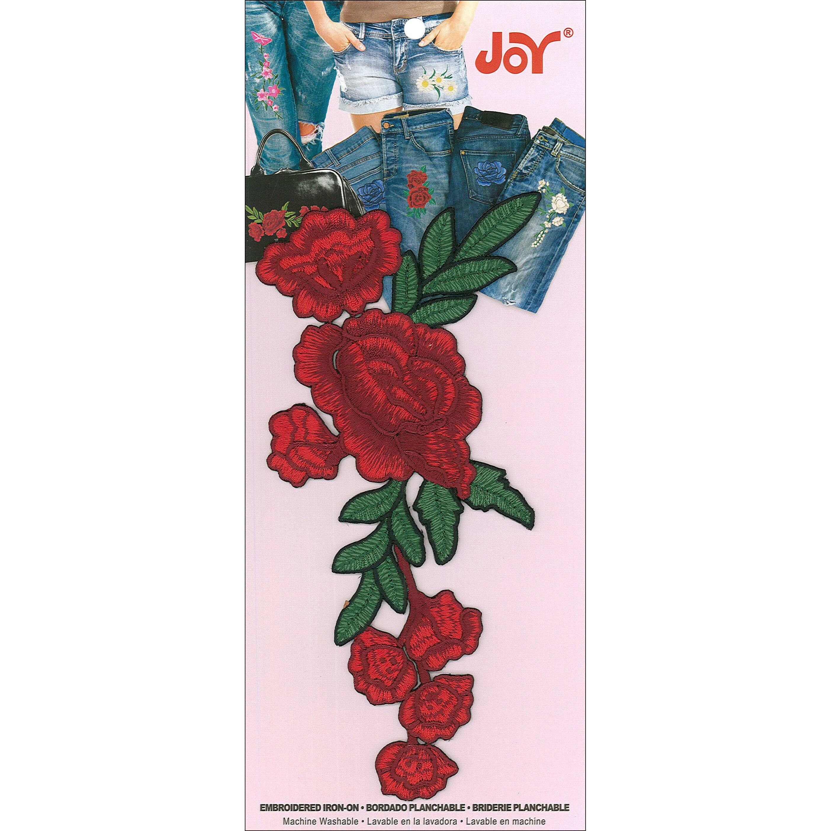 Joy® IronOn Creeping Rose Vine Appliqué IronOn Transfers Michaels