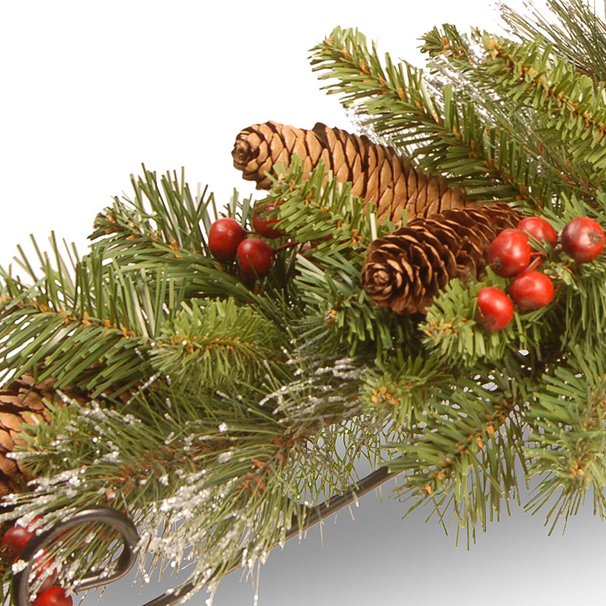 Crestwood Spruce Candle Holder with Glass Cup Centerpiece