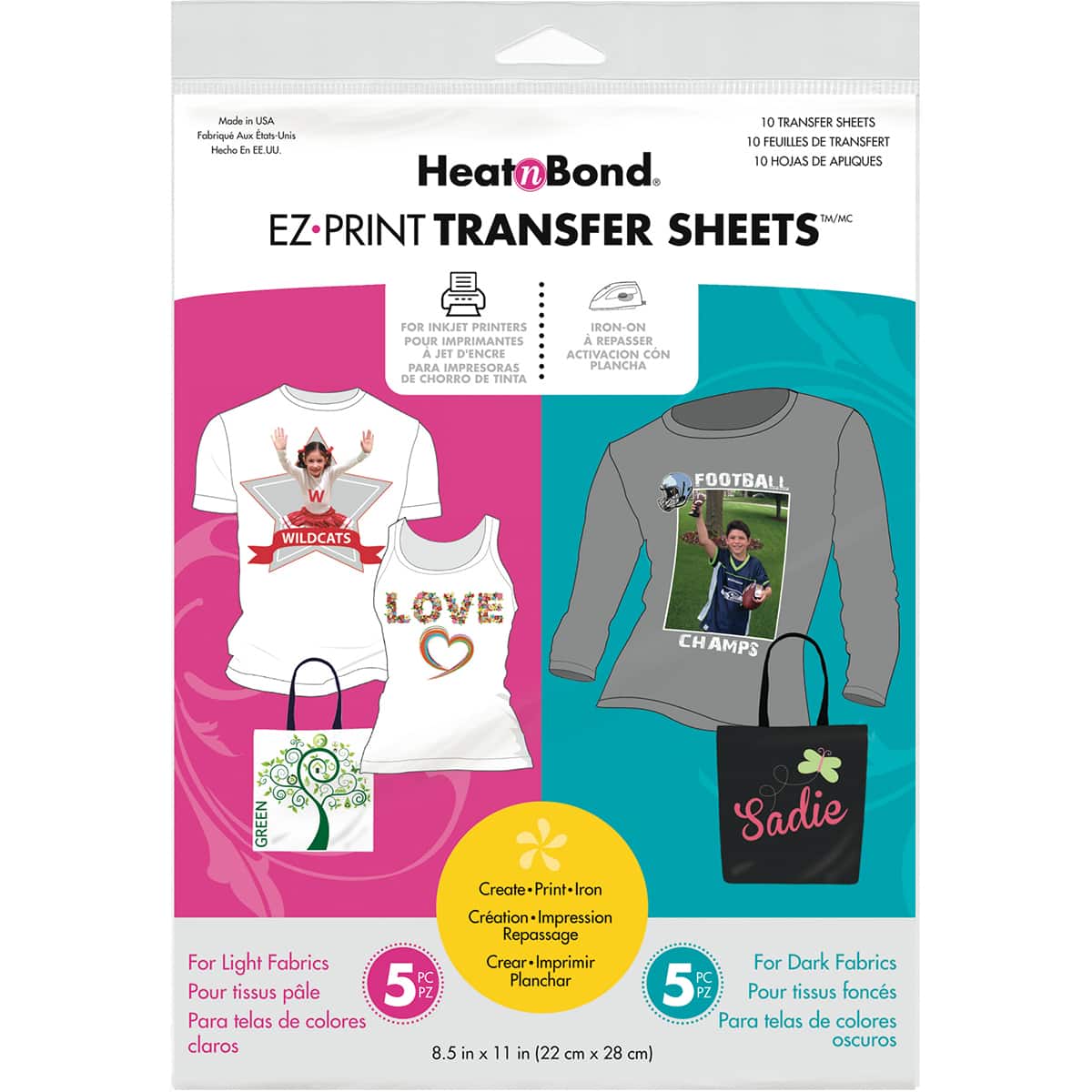 HeatnBond EZ Print Transfer Sheet Combo, 10ct.