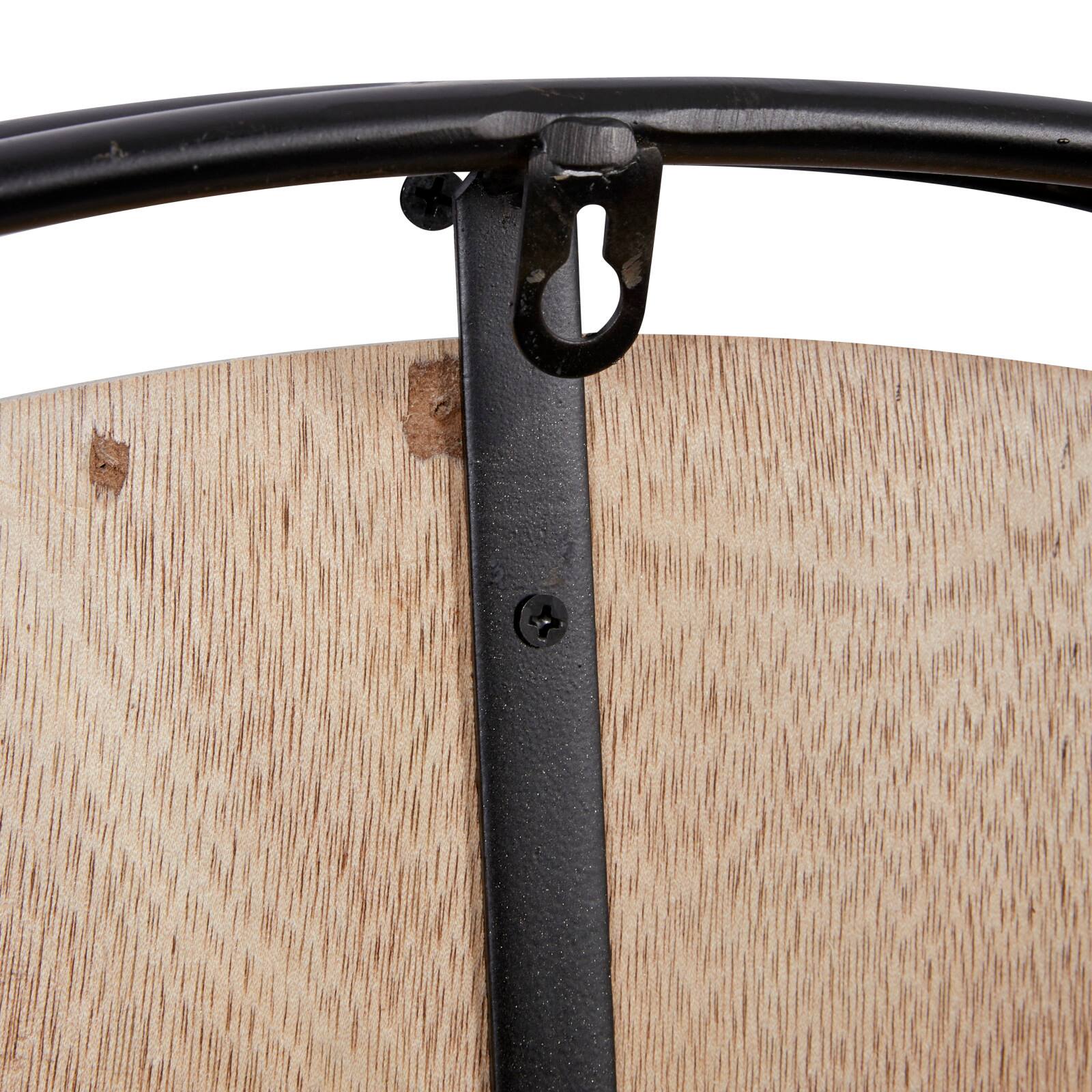 Brown Farmhouse Wood Wall Clock, 34" x 34"