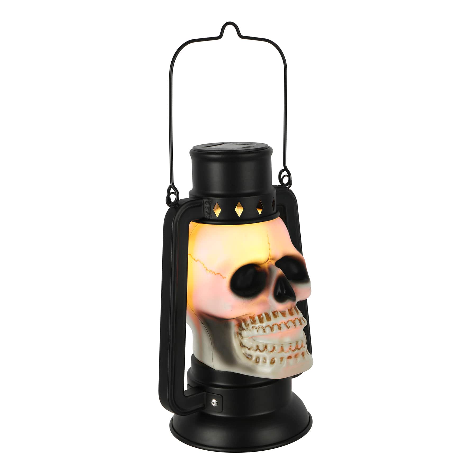 11&#x22; Skull Solar Lantern by Ashland&#xAE;