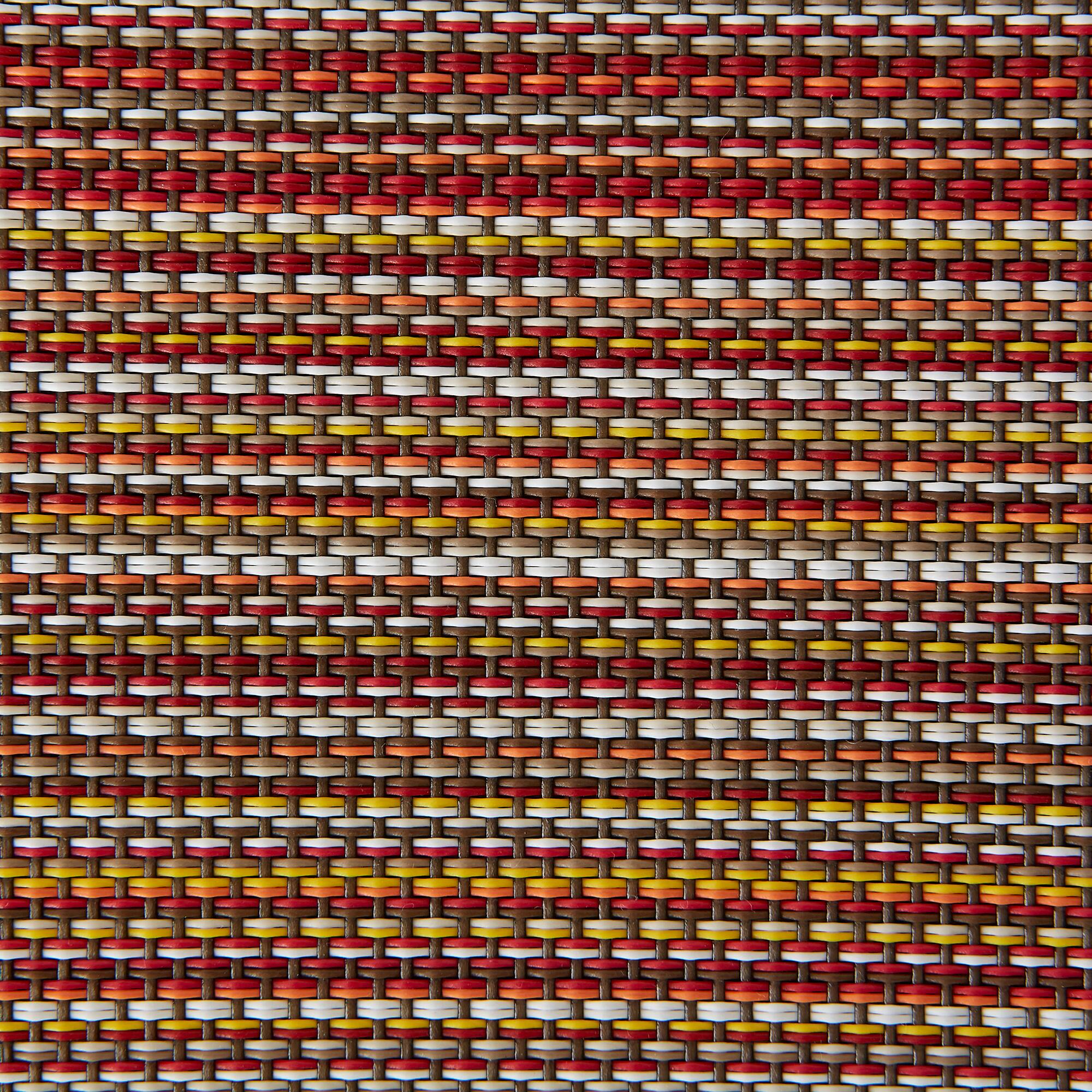 DII® Tango Red Pvc Micro Stripe Placemat (Set of 6)