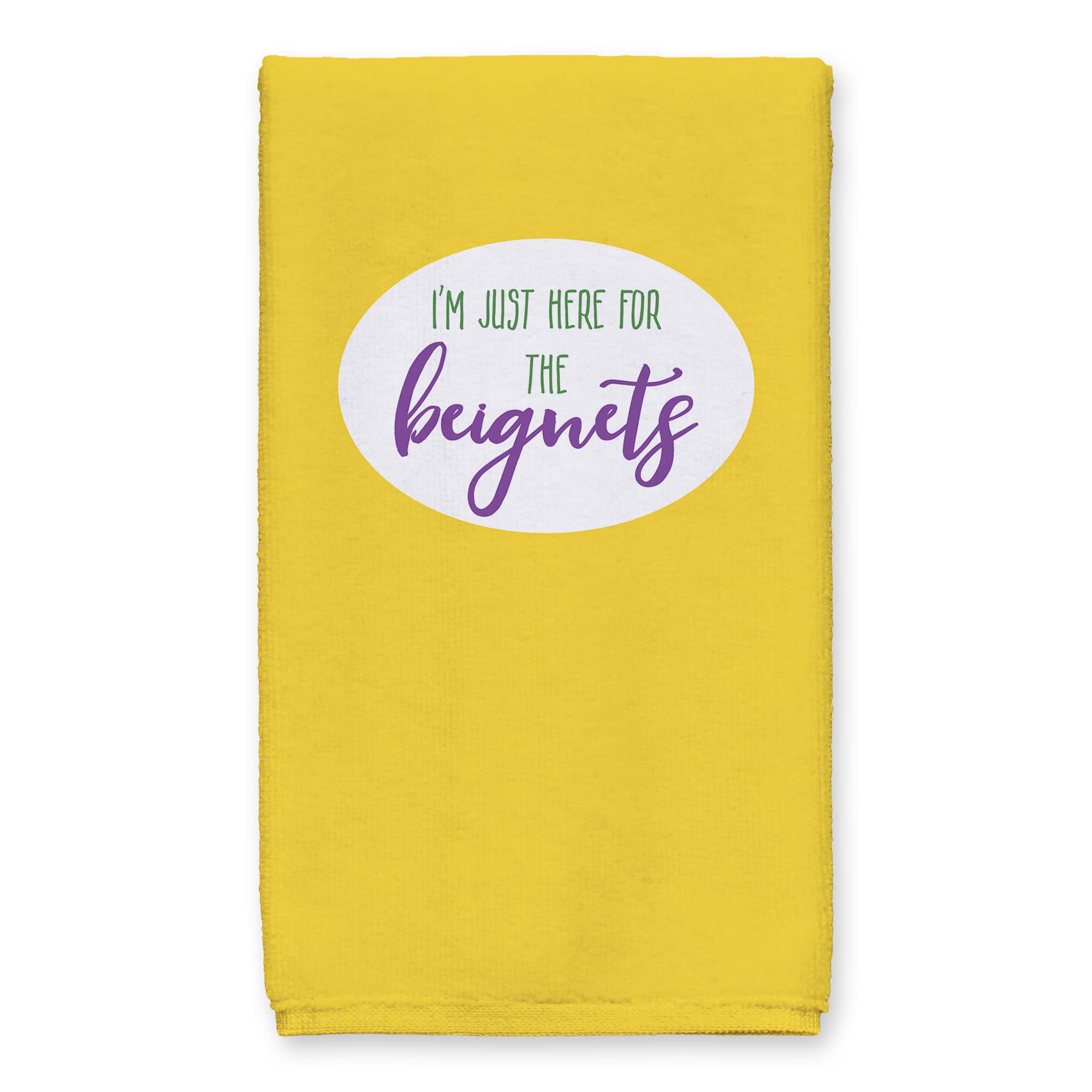Here for Beignets Mardi Gras Tea Towel Set