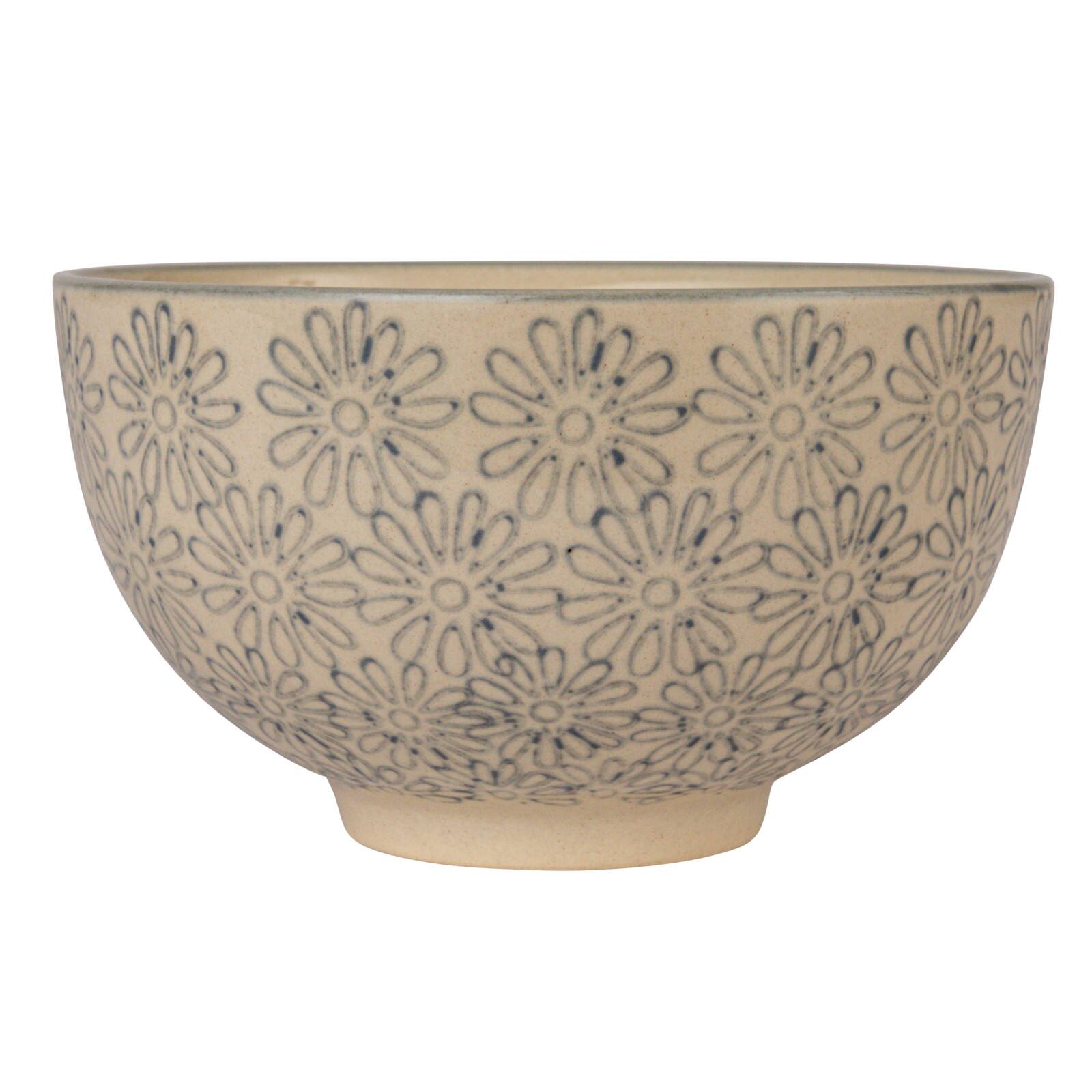 Hello Honey® 4.5" Floral Mosaic Stoneware Bowl Set