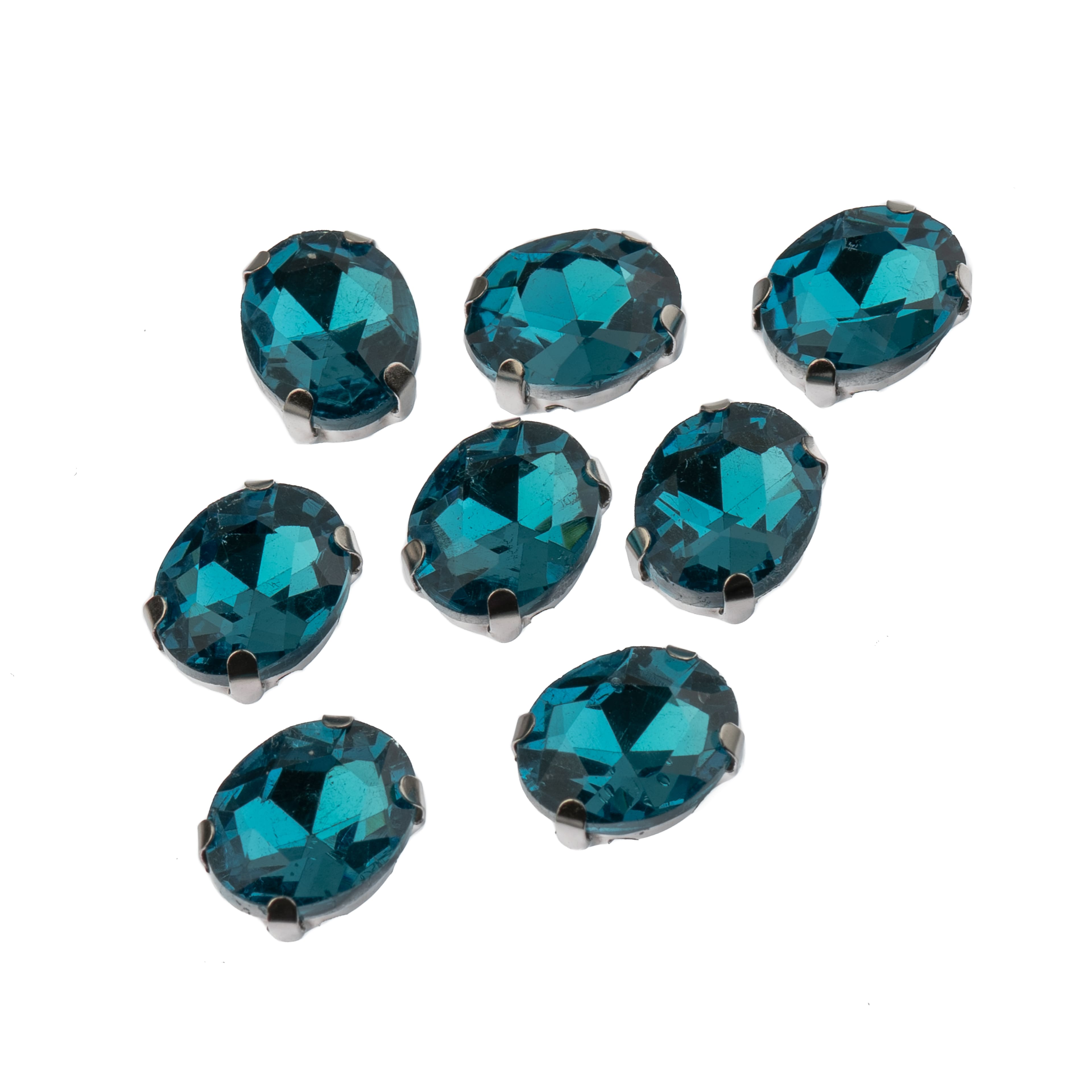 John Bead Crystal Lane 10mm Sew-On Rhinestones, 8ct.