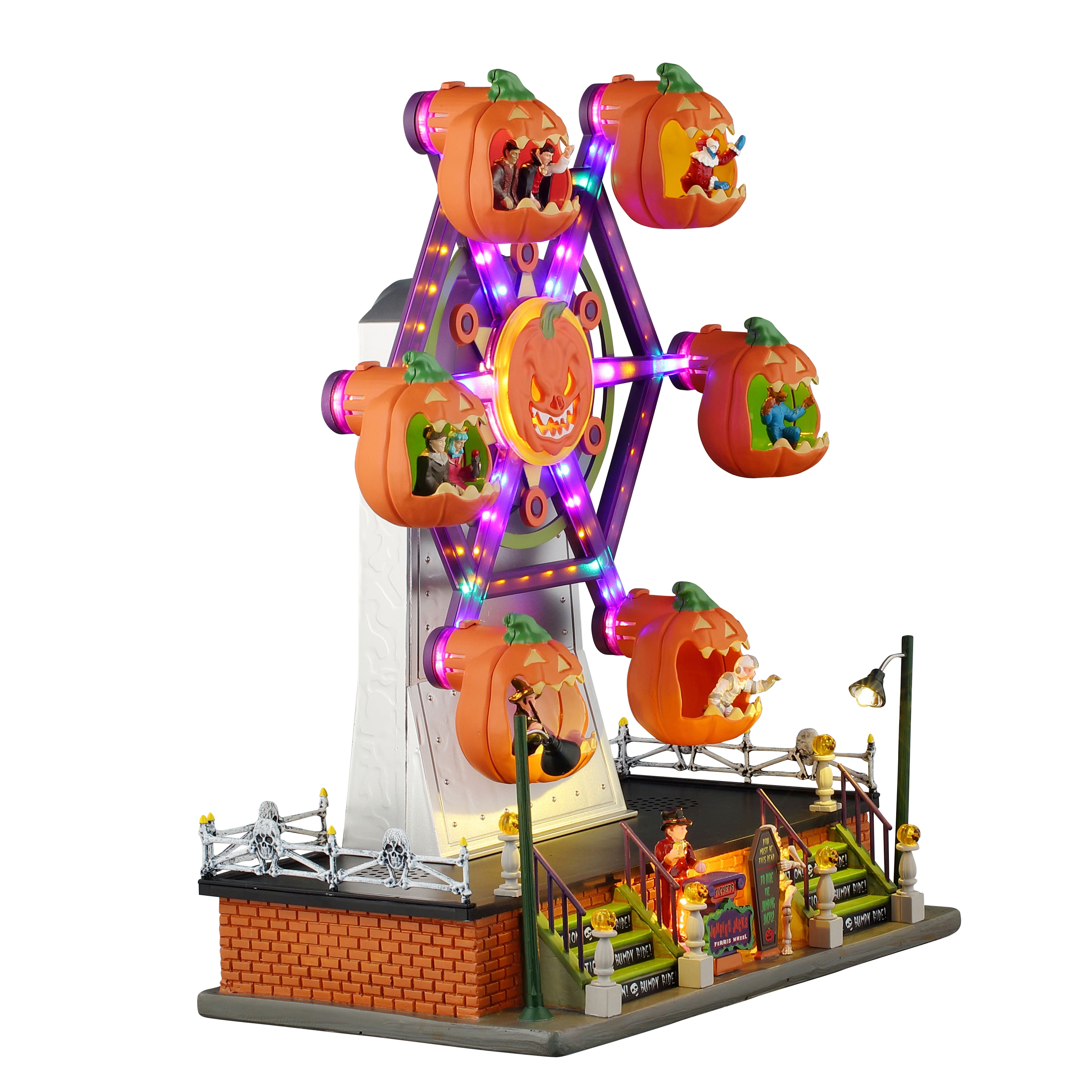 Lemax&#xAE; Spooky Town&#xAE; Jumping Jacks Ferris Wheel