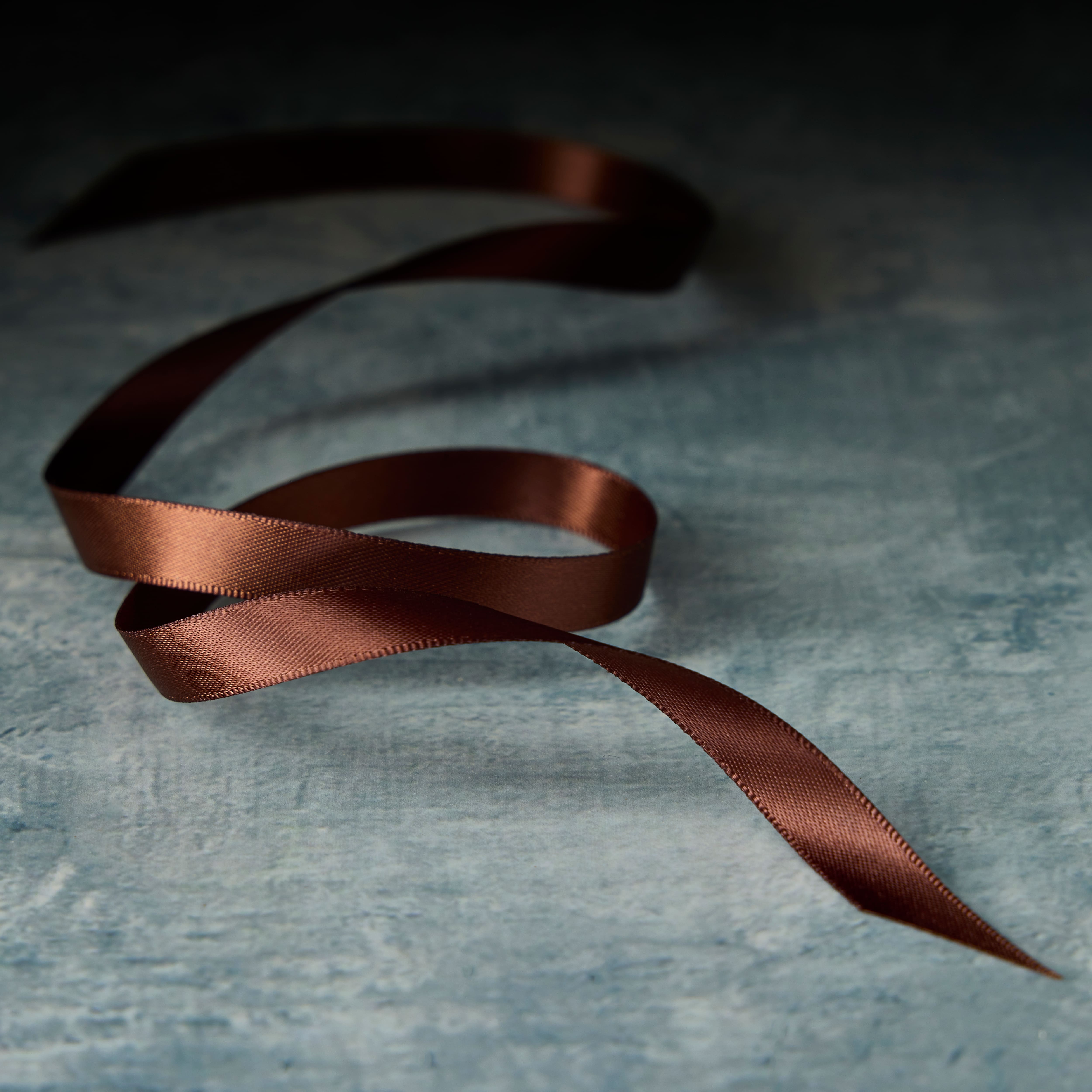 3/8&#x22; x 15yd. Coffee Brown Ribbon by Celebrate It&#xAE; Classic