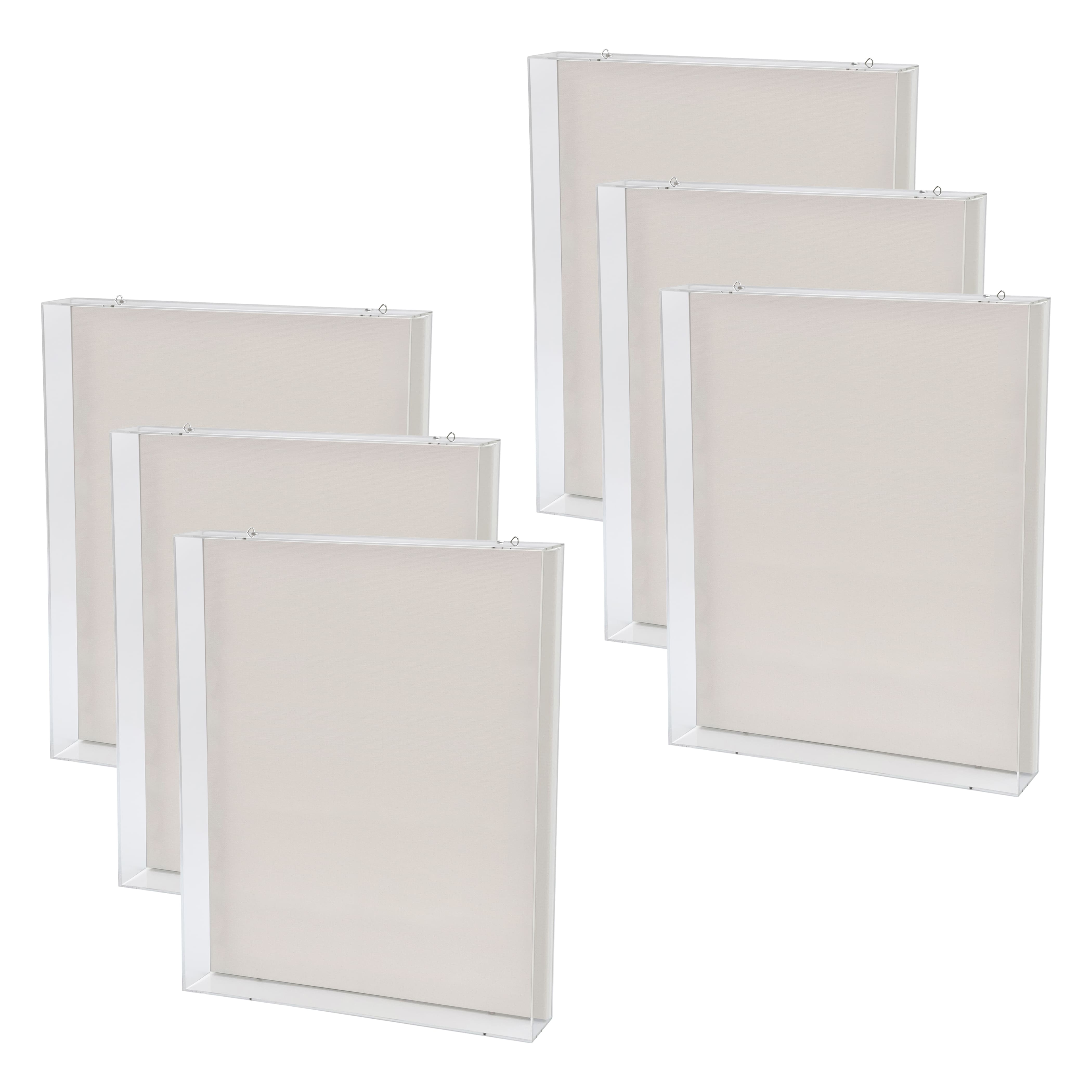 6 Pack: 16&#x22; x 20&#x22; Clear Back Loading Shadow Box by Studio D&#xE9;cor&#xAE;