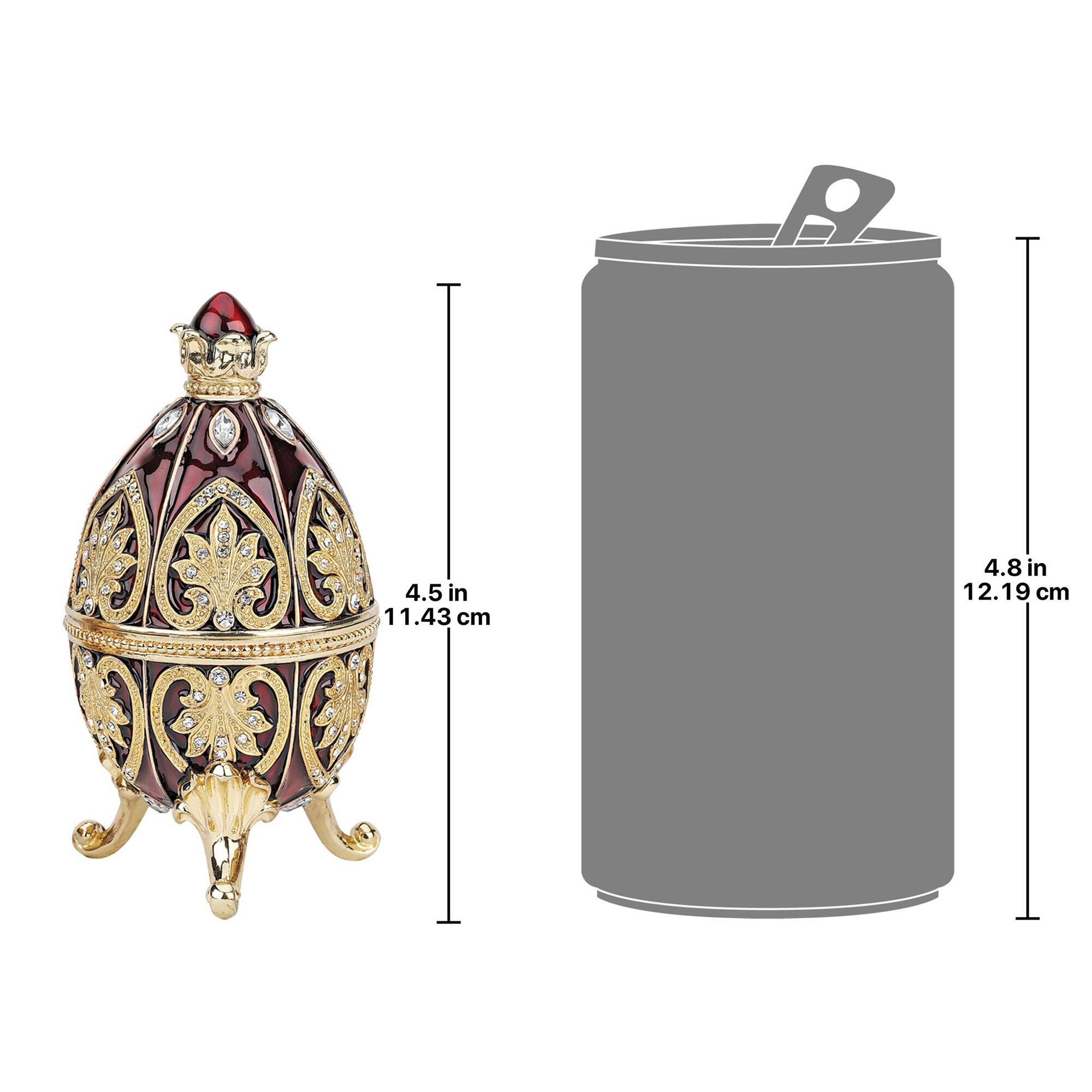 4.5" Alexander Palace Collection Enameled Egg Polotsk