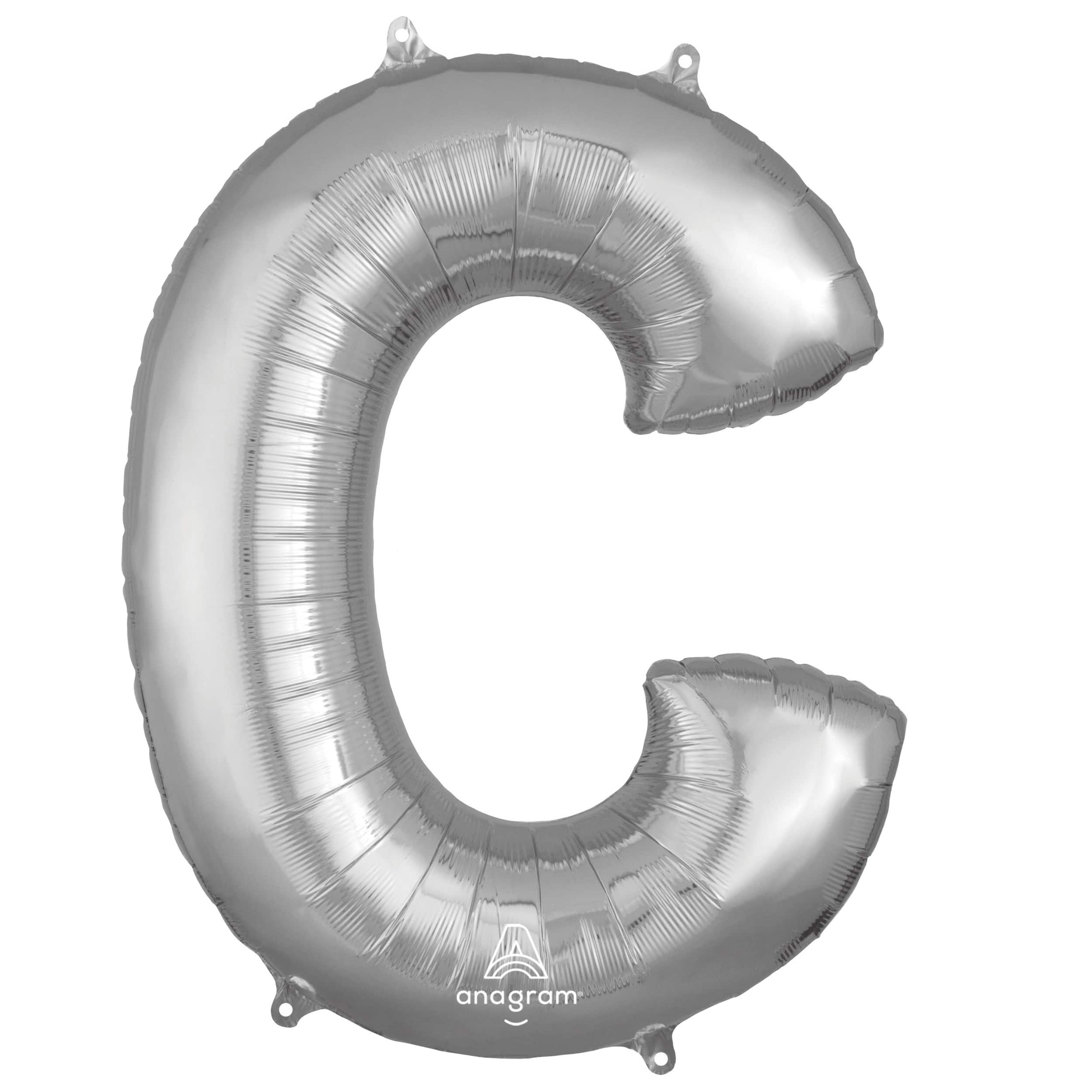 32&#x22; Silver Letter Foil Balloon