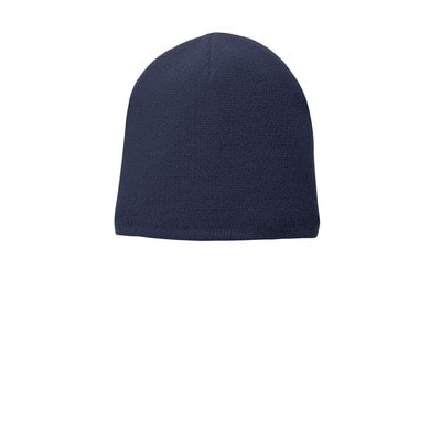 Port & Company® Fleece-Lined Beanie Cap, Color: Navy | Michaels