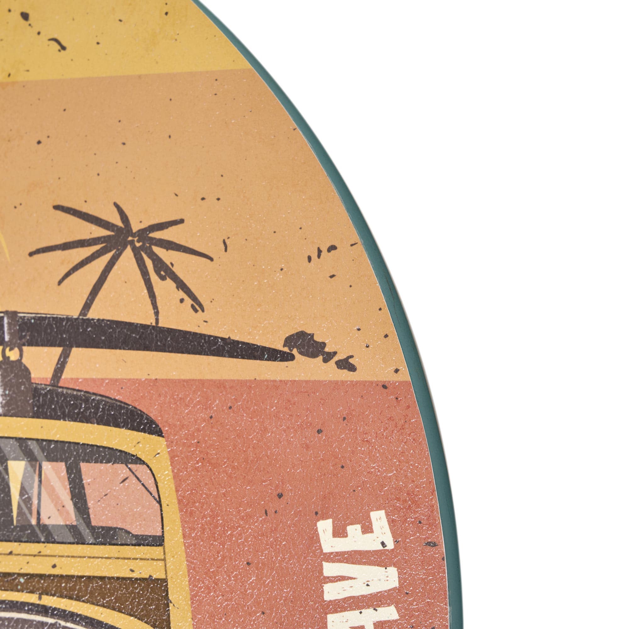 American Art Decor Surf Club Round MDF Wall Plaque - 20" x 20" x 0.35"