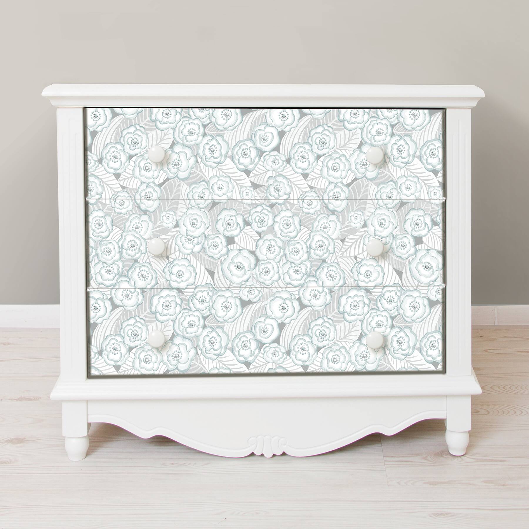 NuWallpaper Oopsie Daisy Gray Peel & Stick Wallpaper