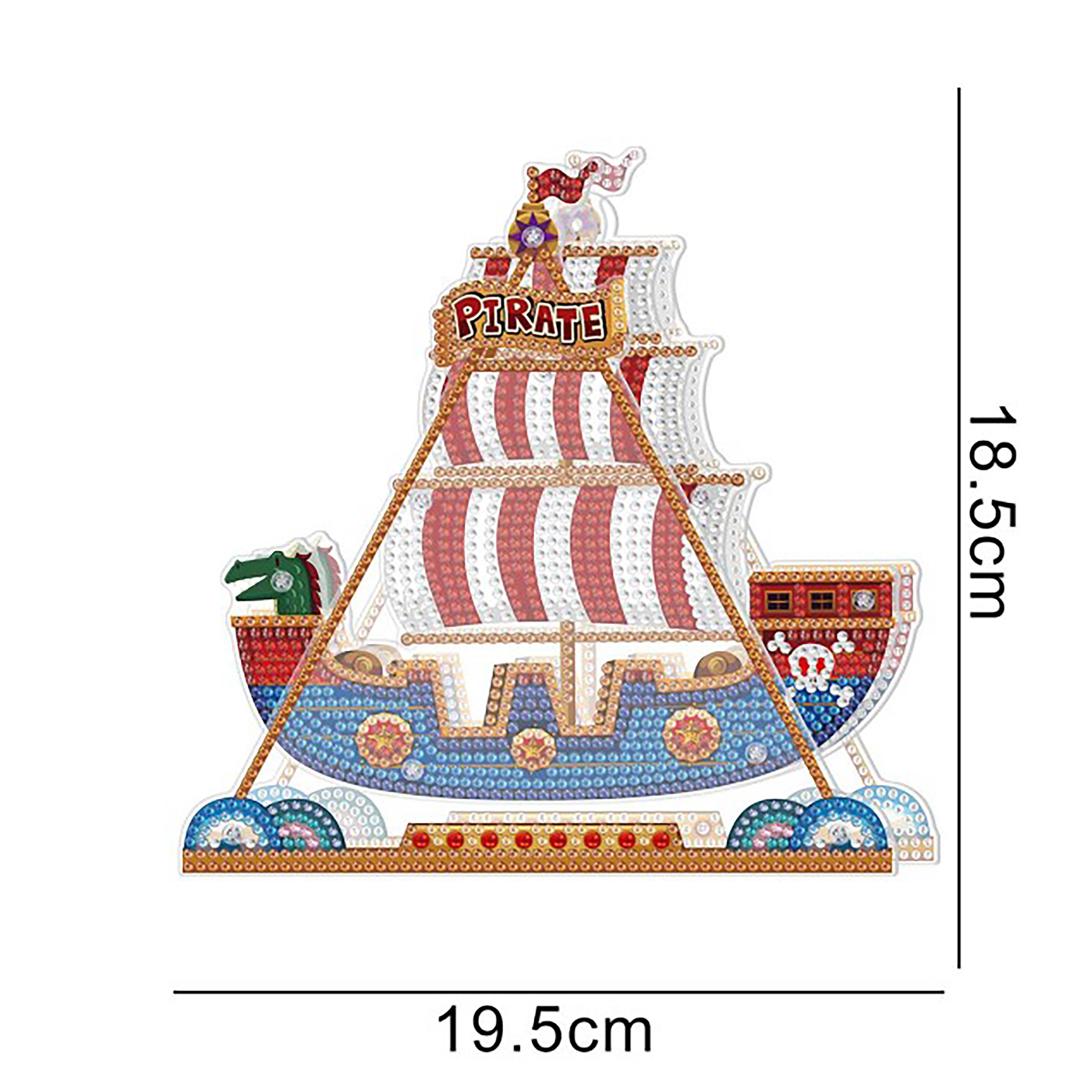 Sparkly Selections Pirate Ship Ferris Wheel 3D Decoration Diamond Painting