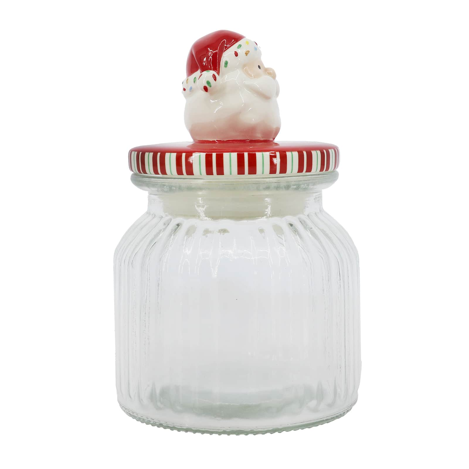 7&#x22; Glass Container with Santa Lid by Ashland&#xAE;