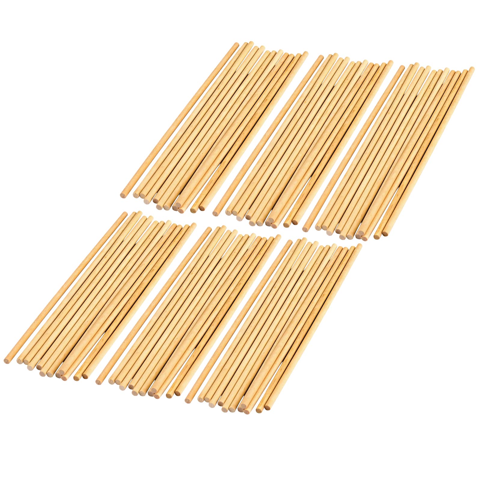 Teacher Created Resources STEM Basics Wood Dowels, 6 packs of 12