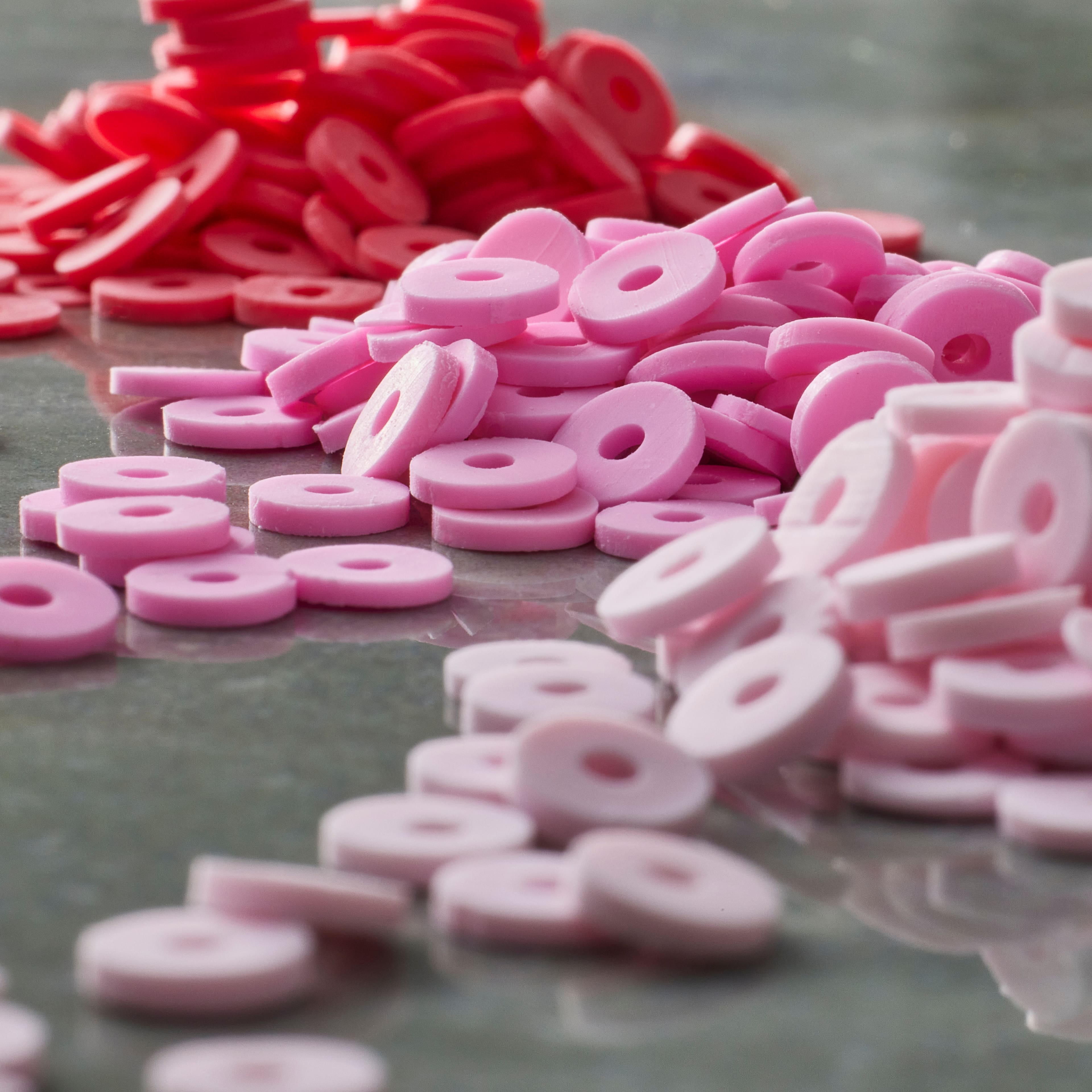 12 Pack: Pink Heishi Craft Beads, 5.8mm by Bead Landing™