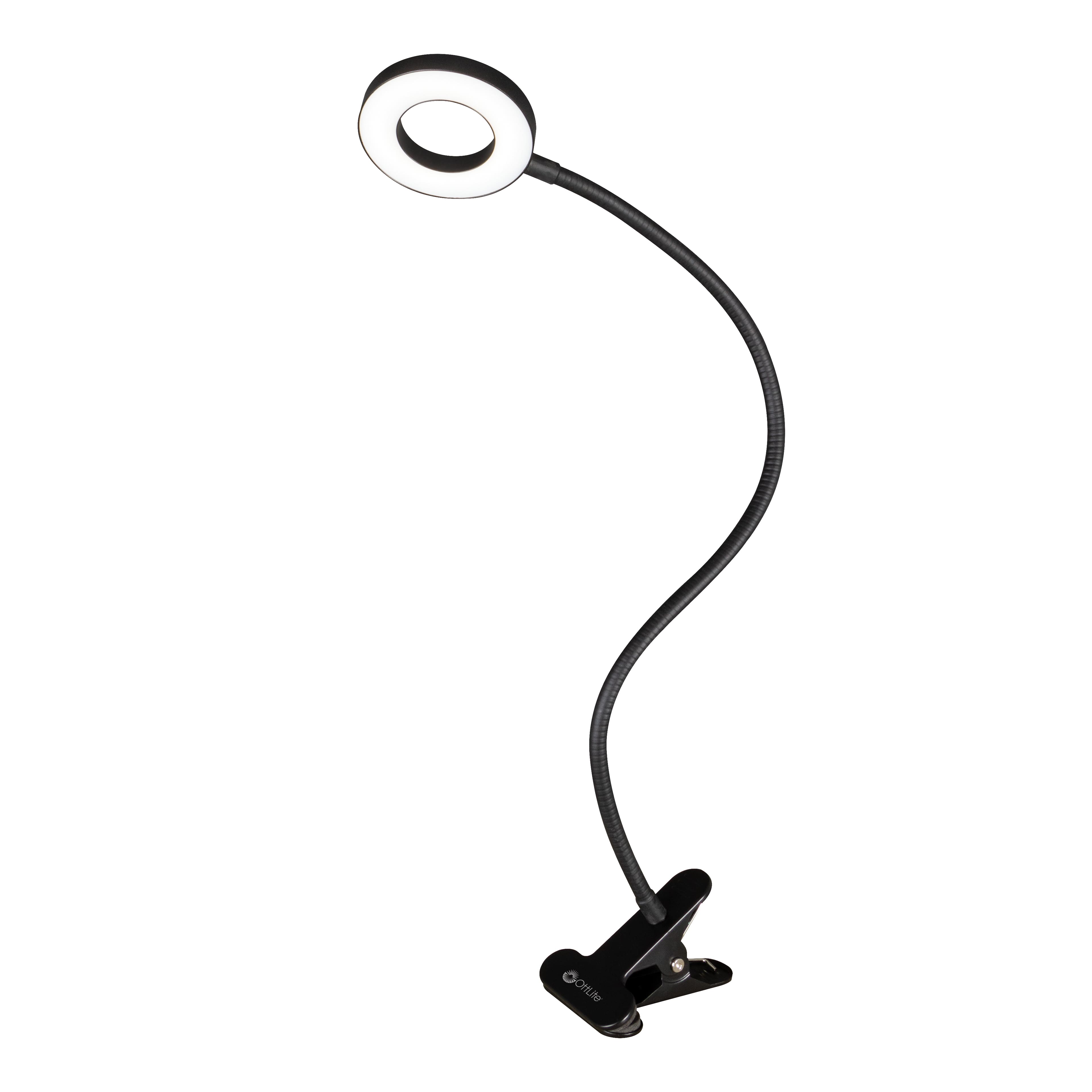 OttLite Dimmable Ring Light with Clip