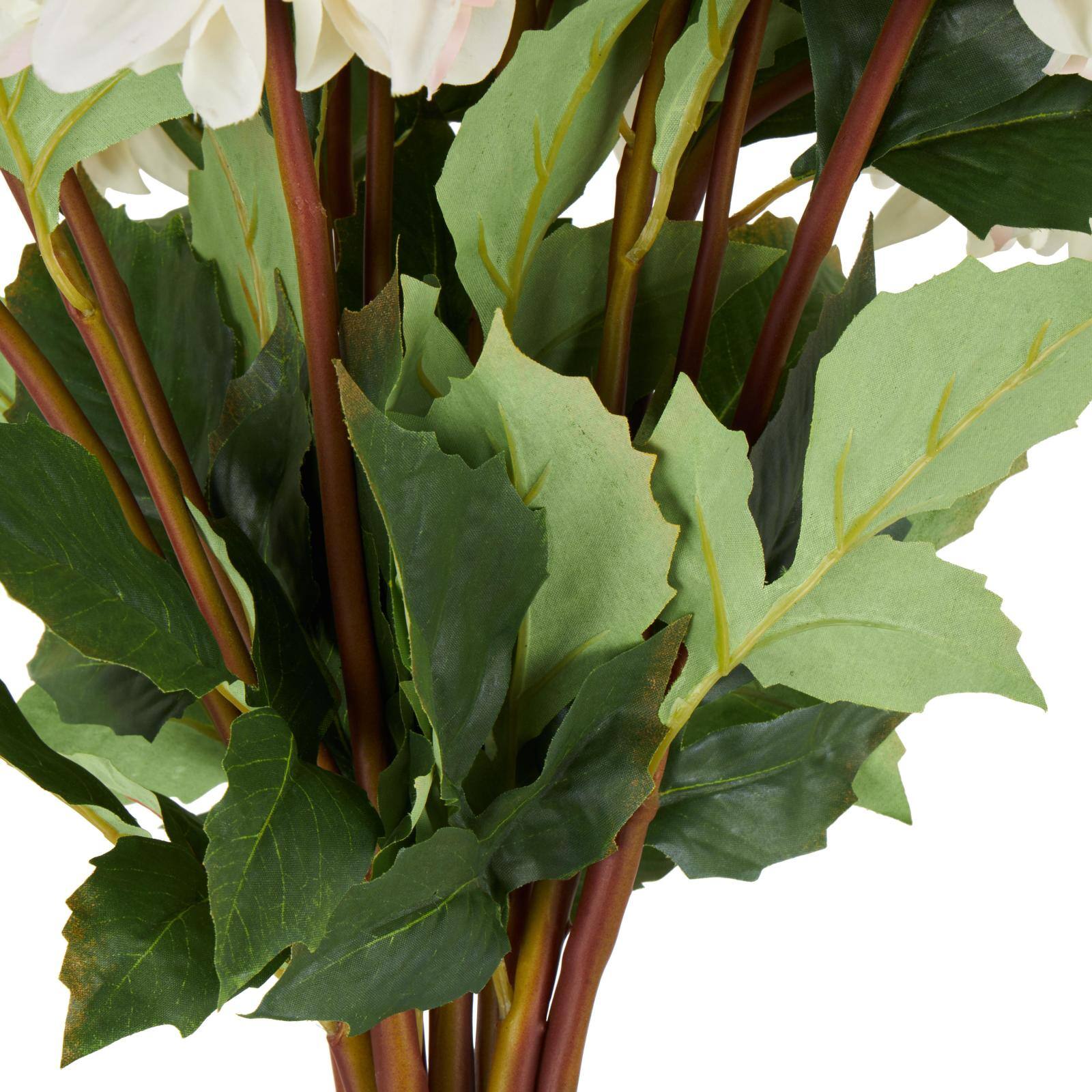 30" White Dahlia Artificial Flower Stem, 8ct.