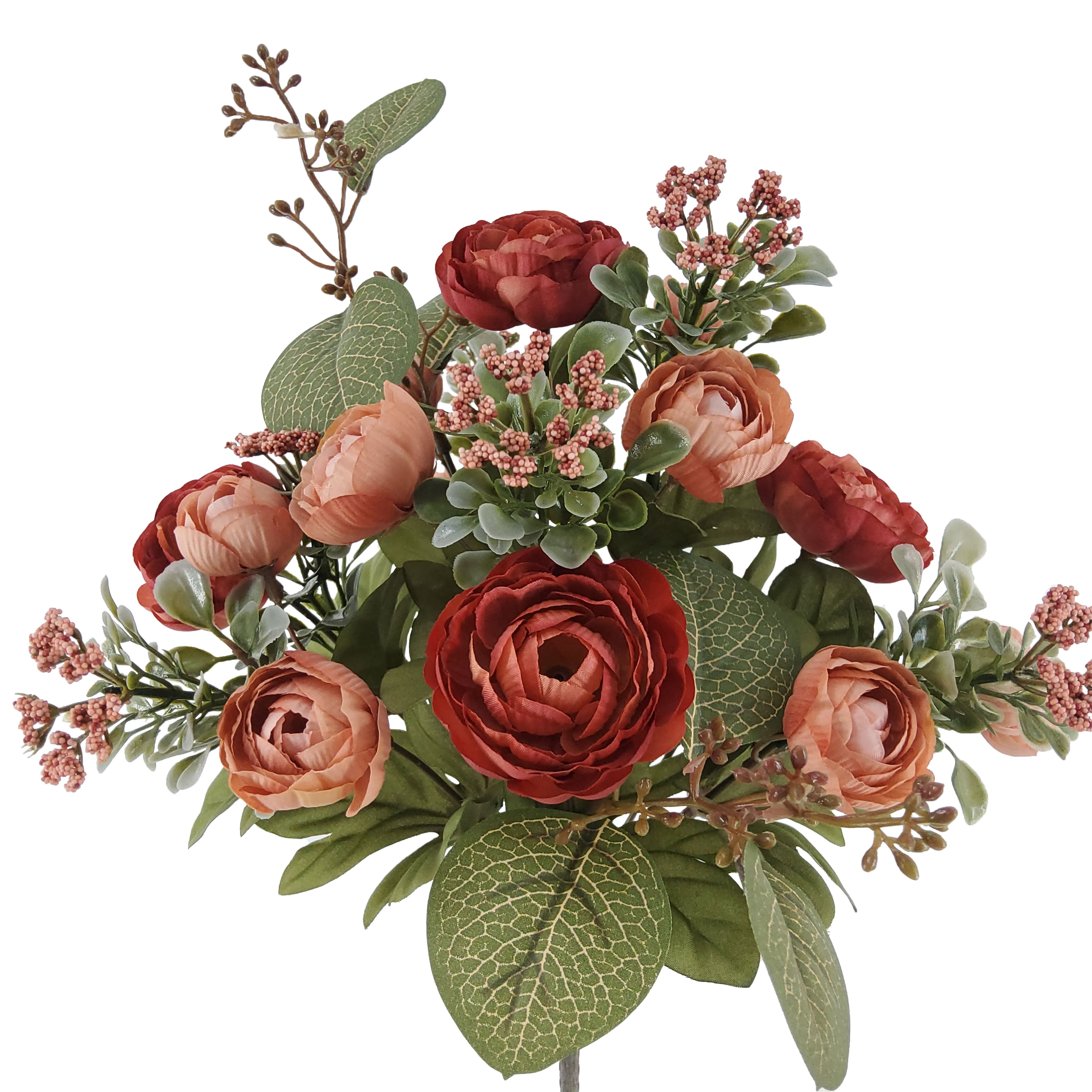 18&#x22; Ranunculus &#x26; Berry Deluxe Bush by Ashland&#xAE;